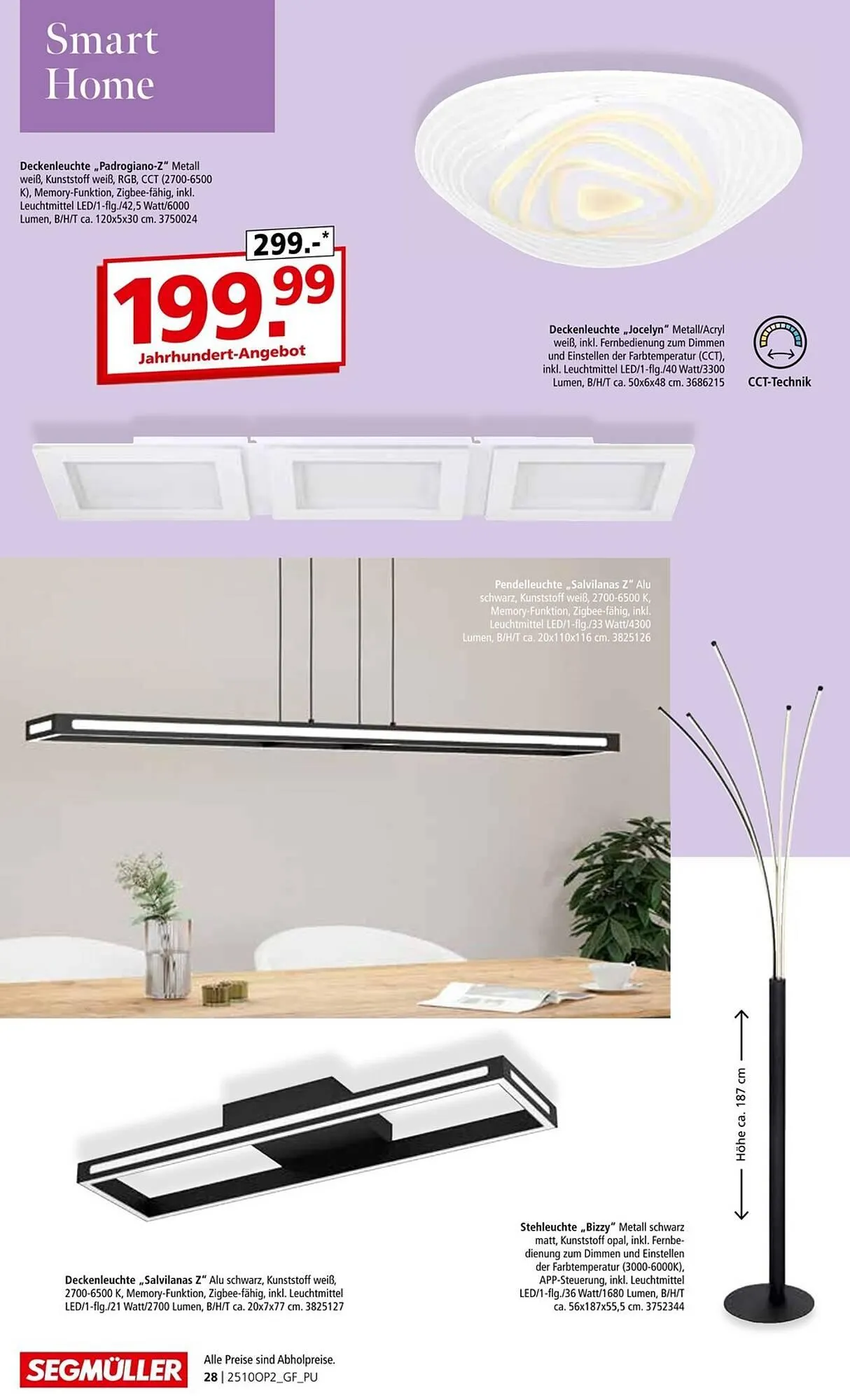 Segmüller Prospekt von 29. September bis 4. Januar 2026 - Prospekt seite 28