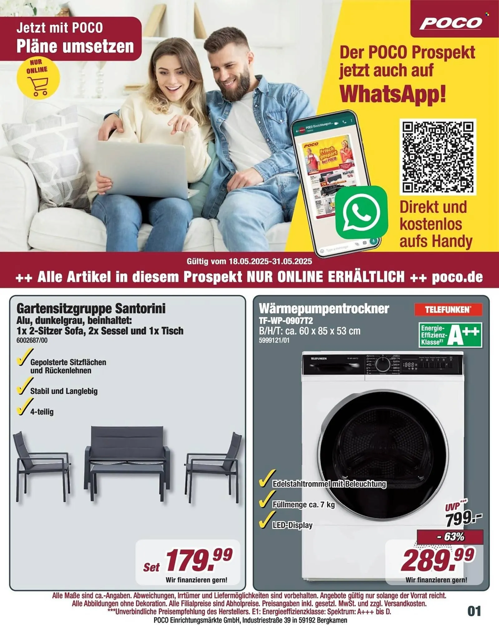 Poco Prospekt von 18. Mai bis 31. Mai 2025 - Prospekt seite 1