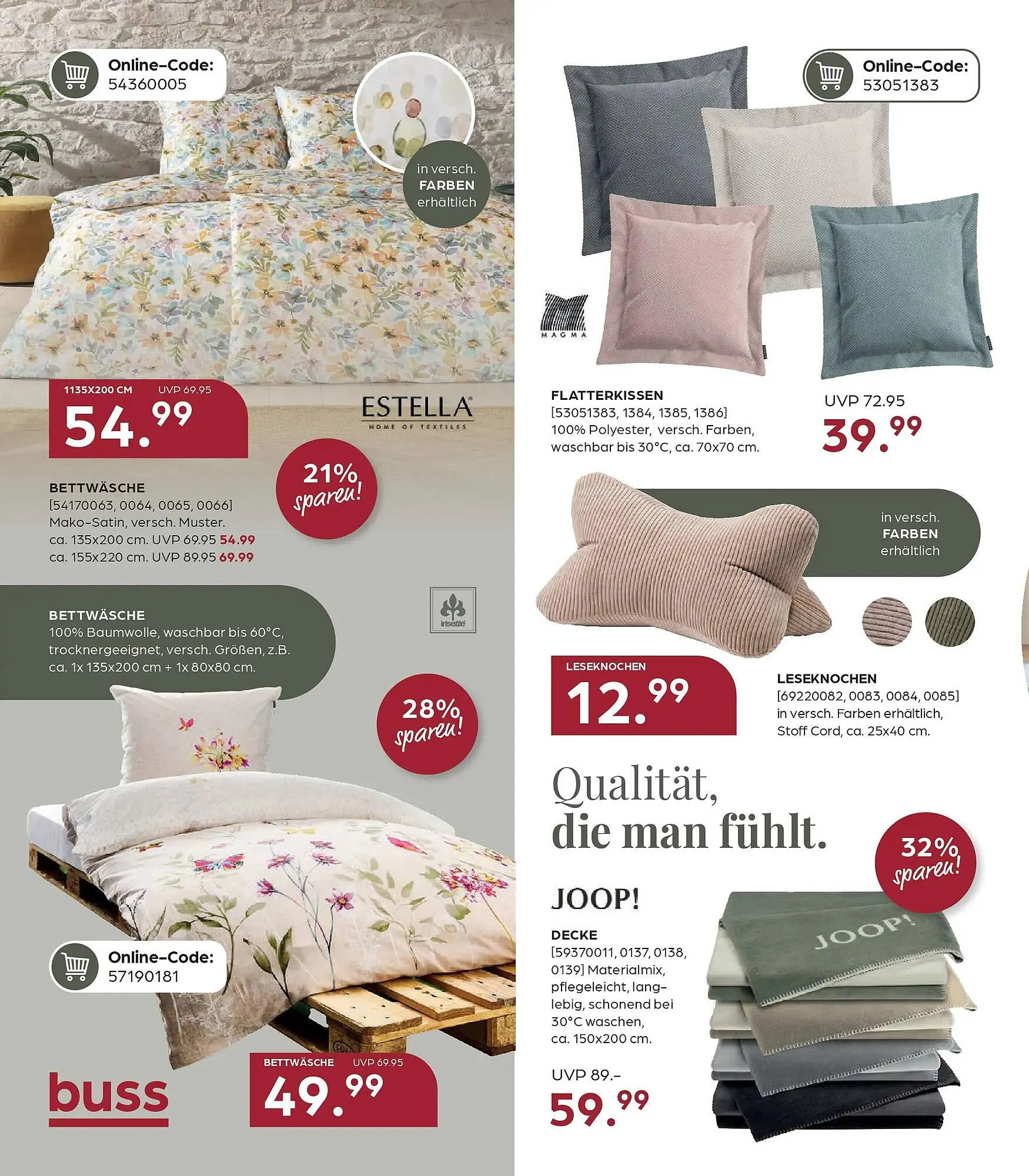 Möbel Buss Prospekt von 19. März bis 4. April 2026 - Prospekt seite 30