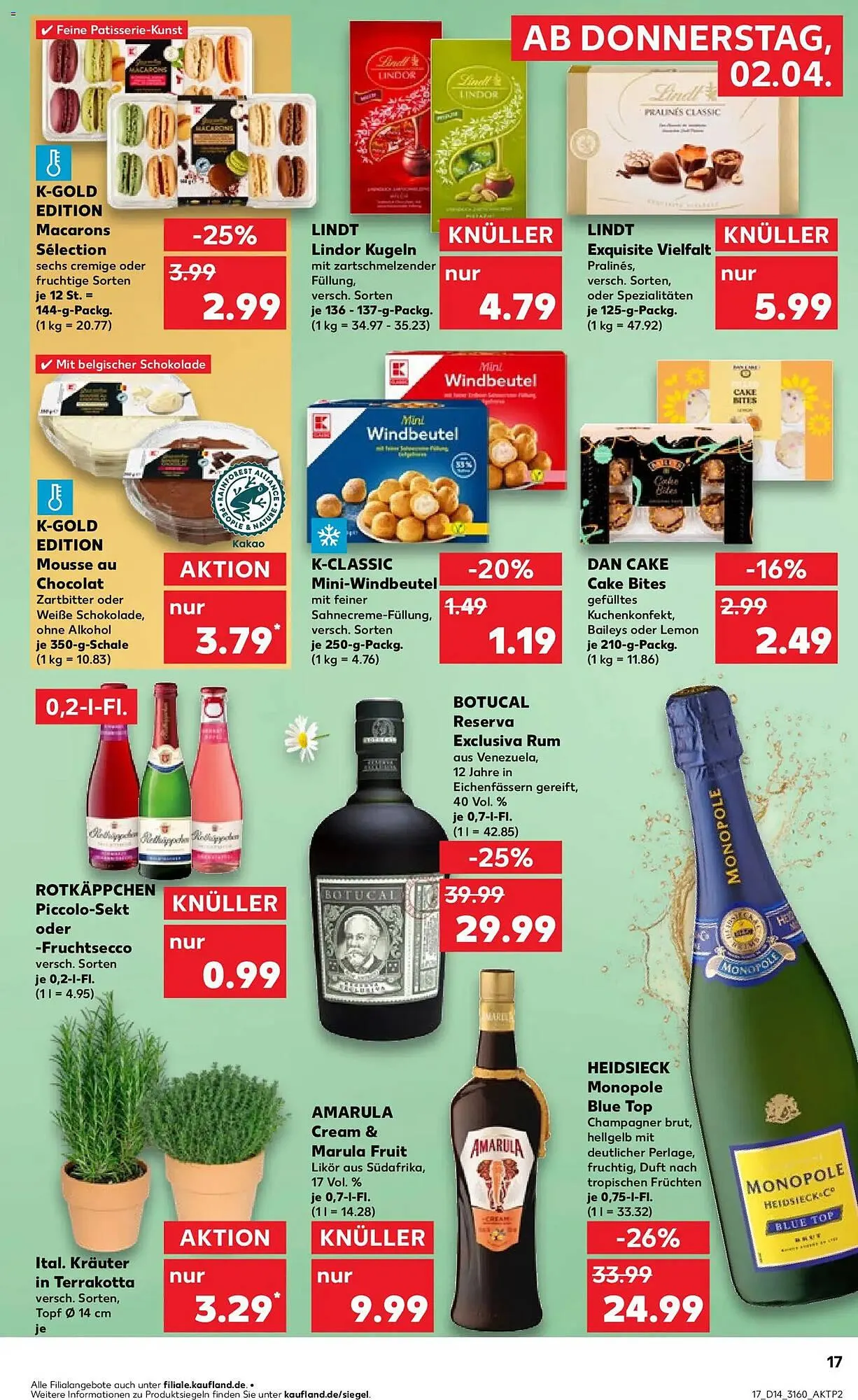 Kaufland Prospekt von 2. April bis 8. April 2026 - Prospekt seite 17