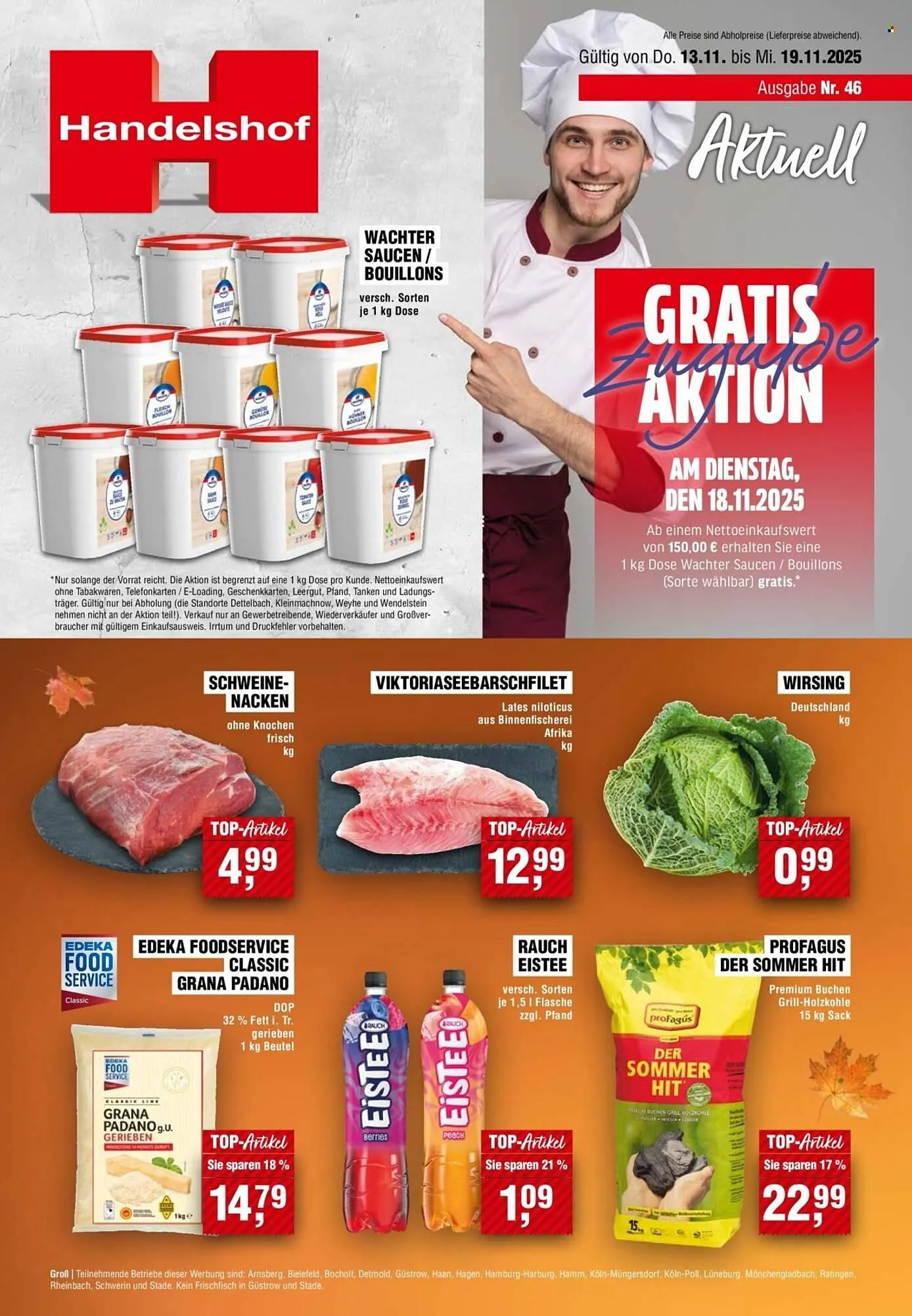 Handelshof Prospekt von 13. November bis 19. November 2025 - Prospekt seite 1