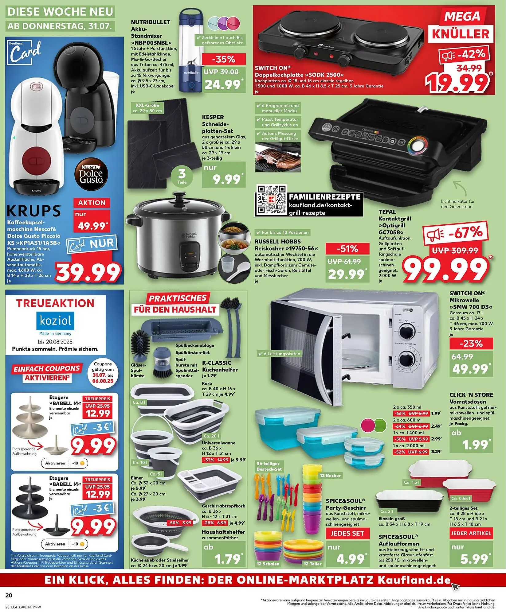 Kaufland Prospekt von 31. Juli bis 6. August 2025 - Prospekt seite 20