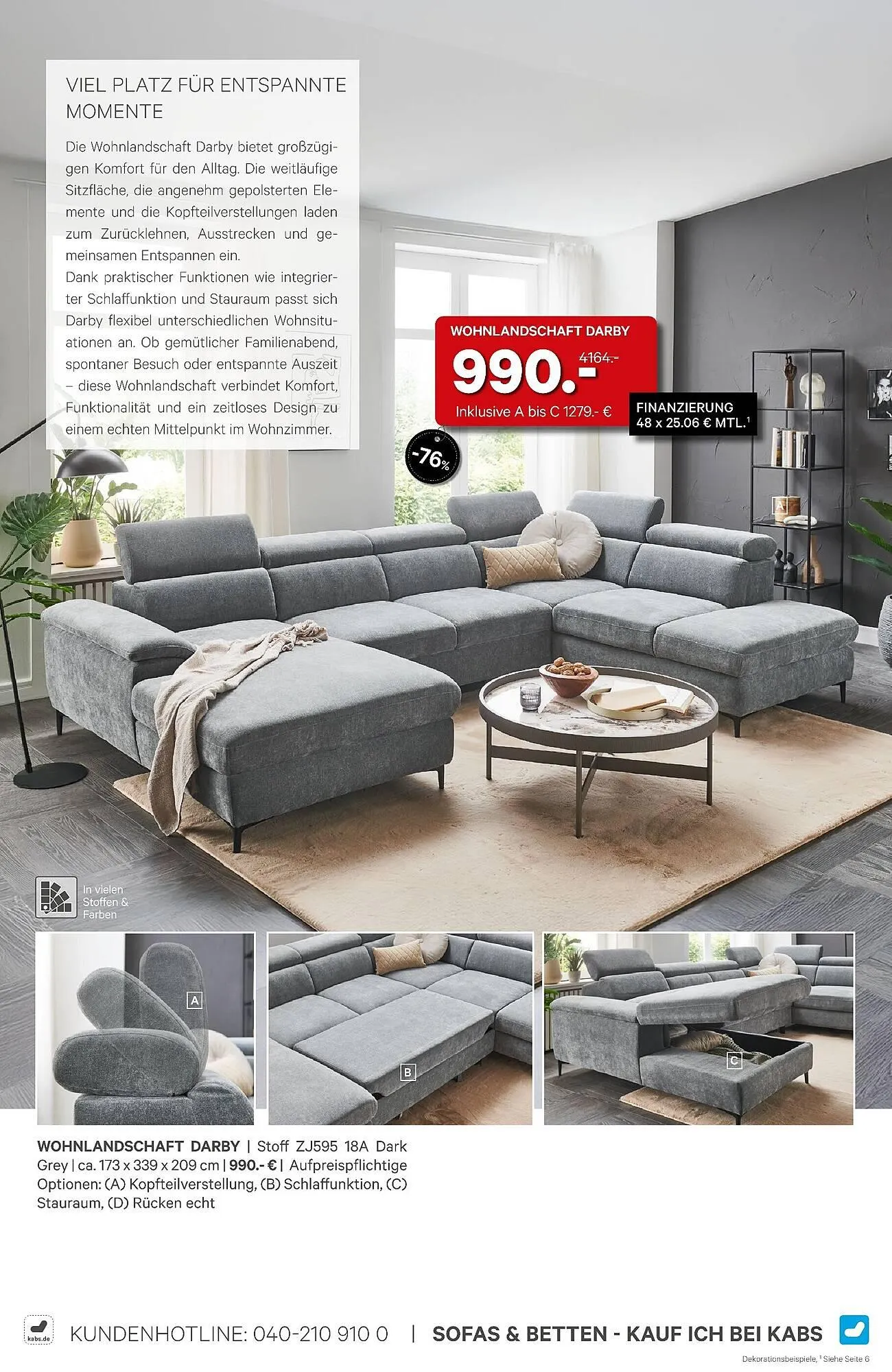 Kabs Polsterwelt Prospekt von 27. Februar bis 25. März 2026 - Prospekt seite 3