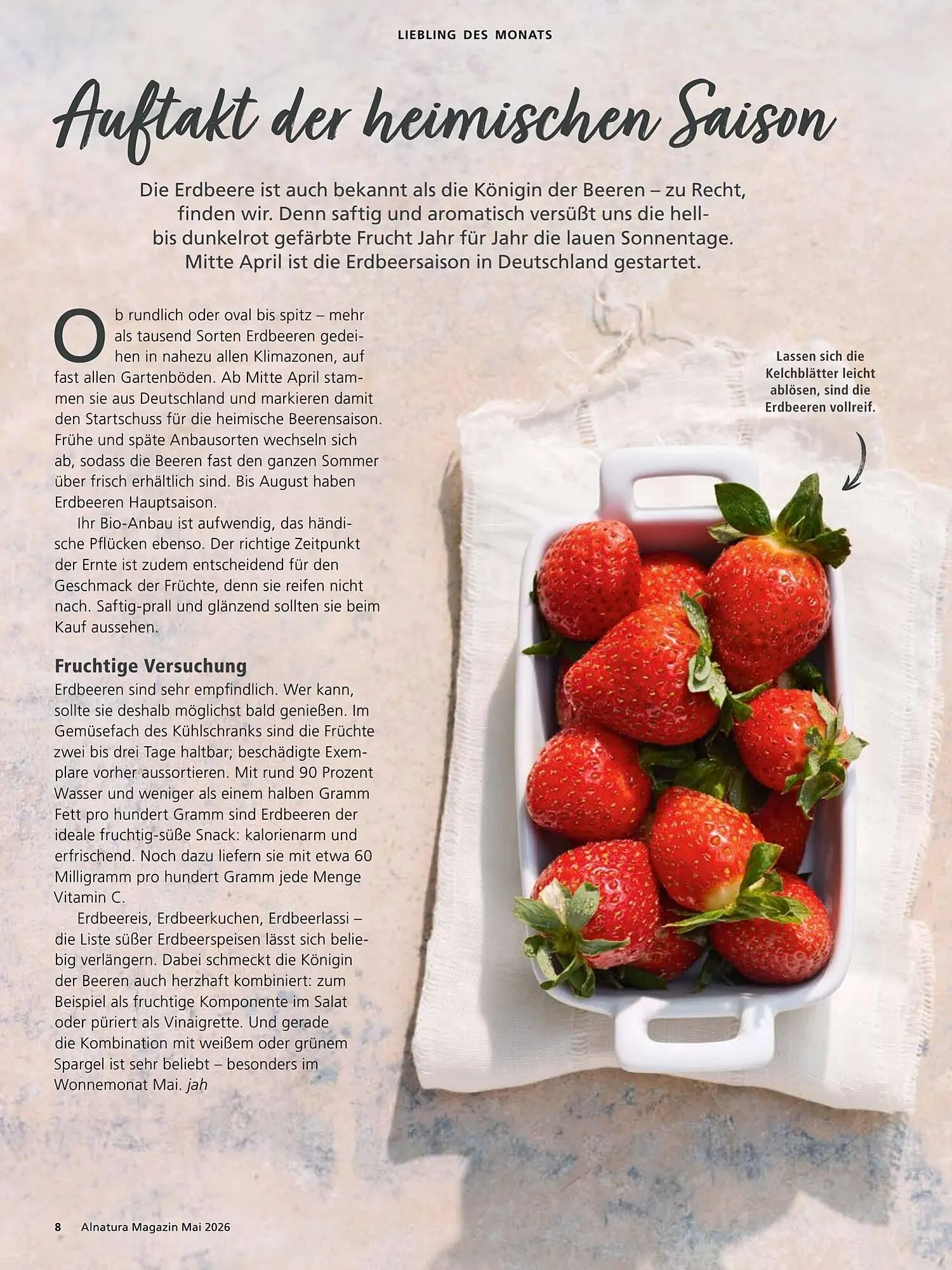 Alnatura Magazin von 1. Mai bis 1. Juni 2026 - Prospekt seite 8