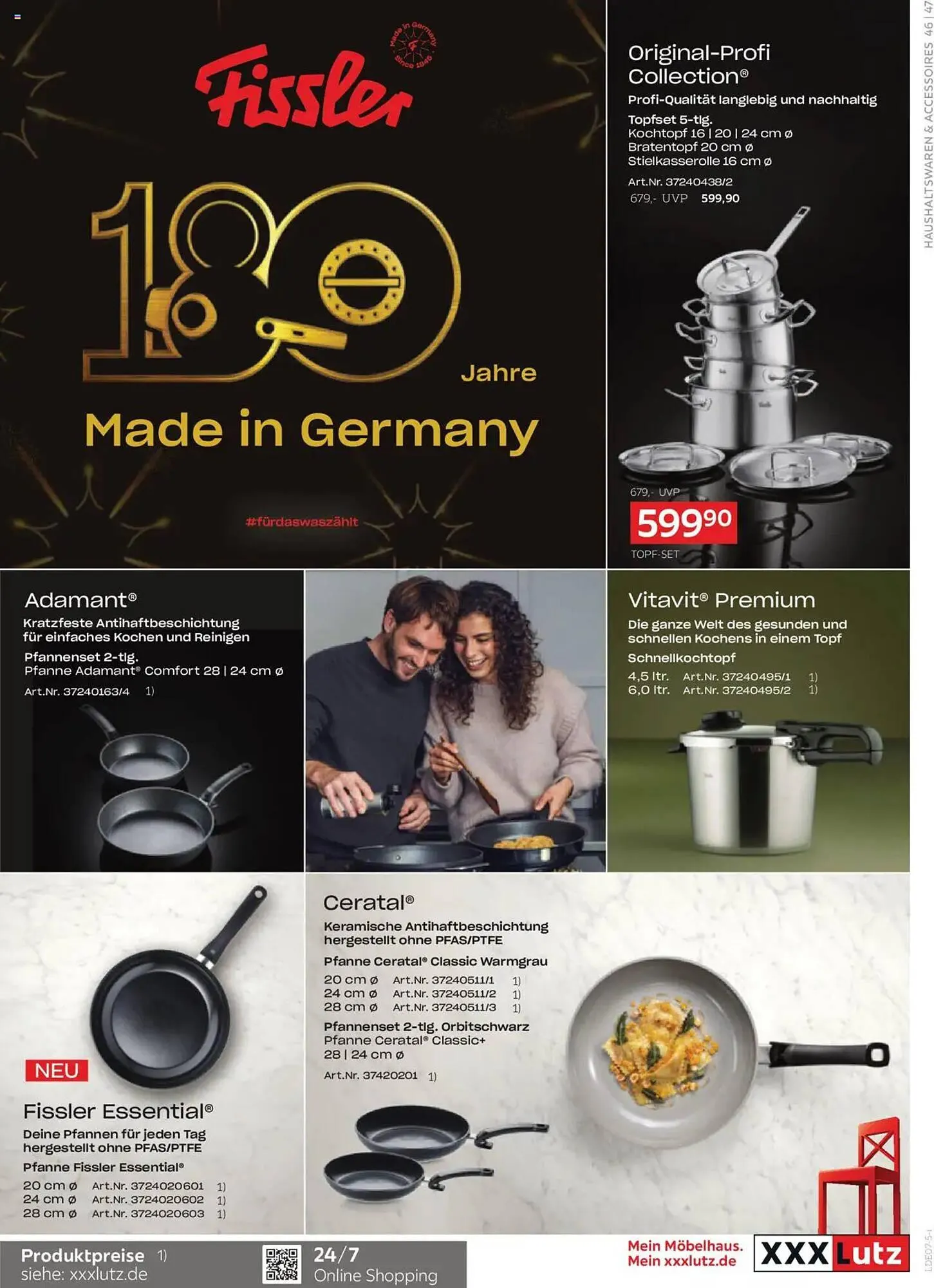 XXXLutz Prospekt von 1. September bis 28. Februar 2026 - Prospekt seite 47