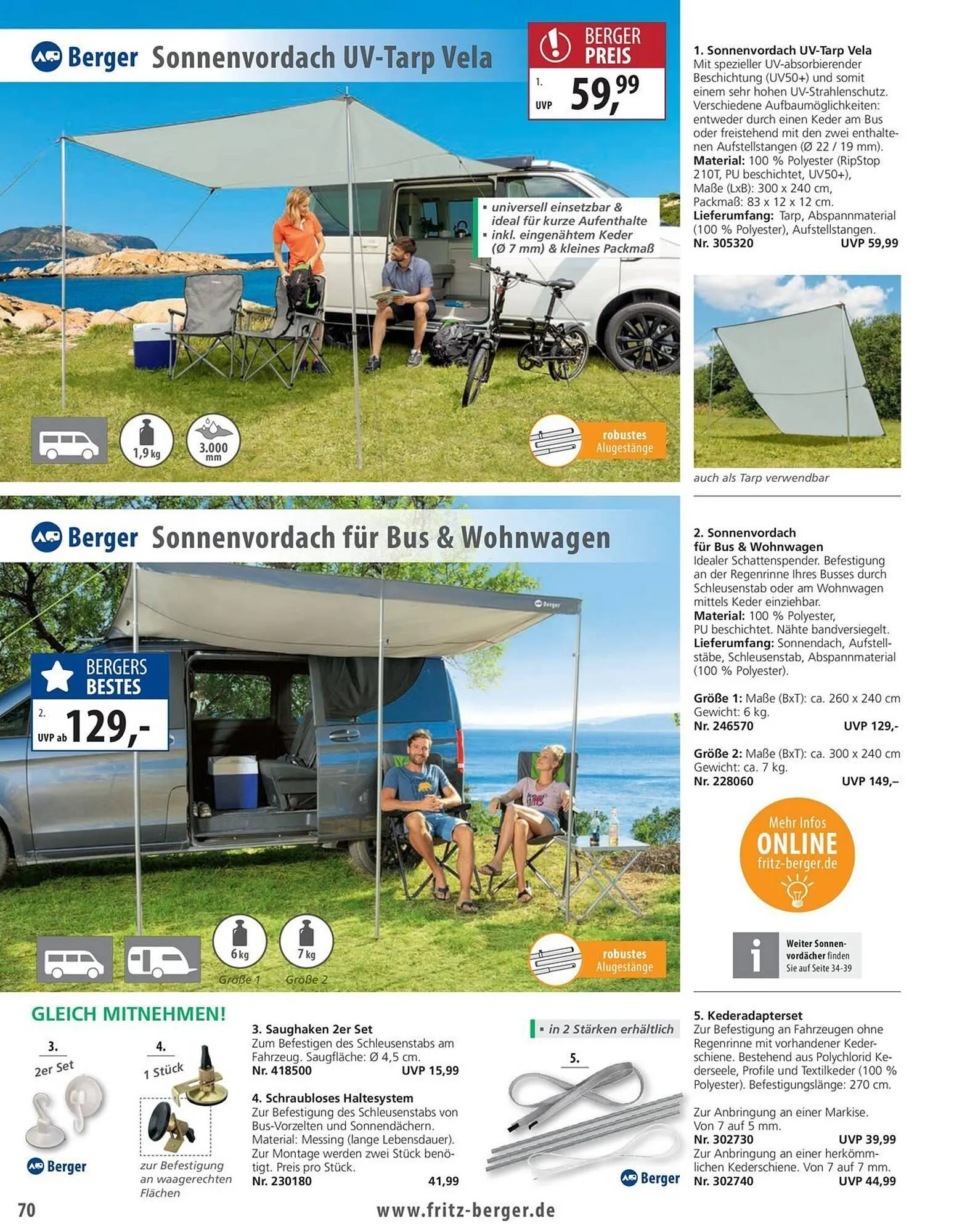 Fritz Berger Prospekt von 27. Mai bis 31. Dezember 2025 - Prospekt seite 70