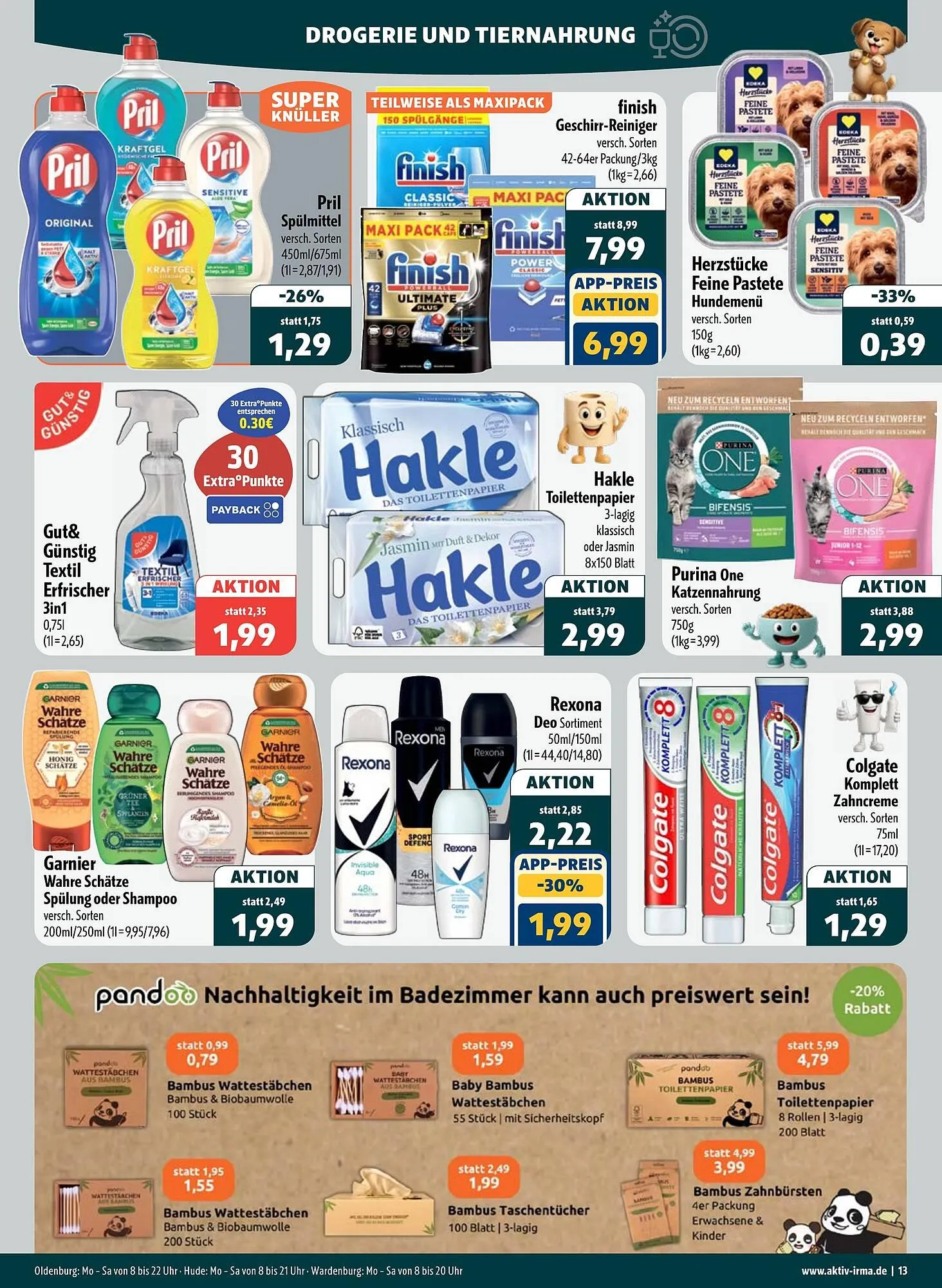 Aktiv Irma Prospekt von 6. April bis 11. April 2026 - Prospekt seite 13