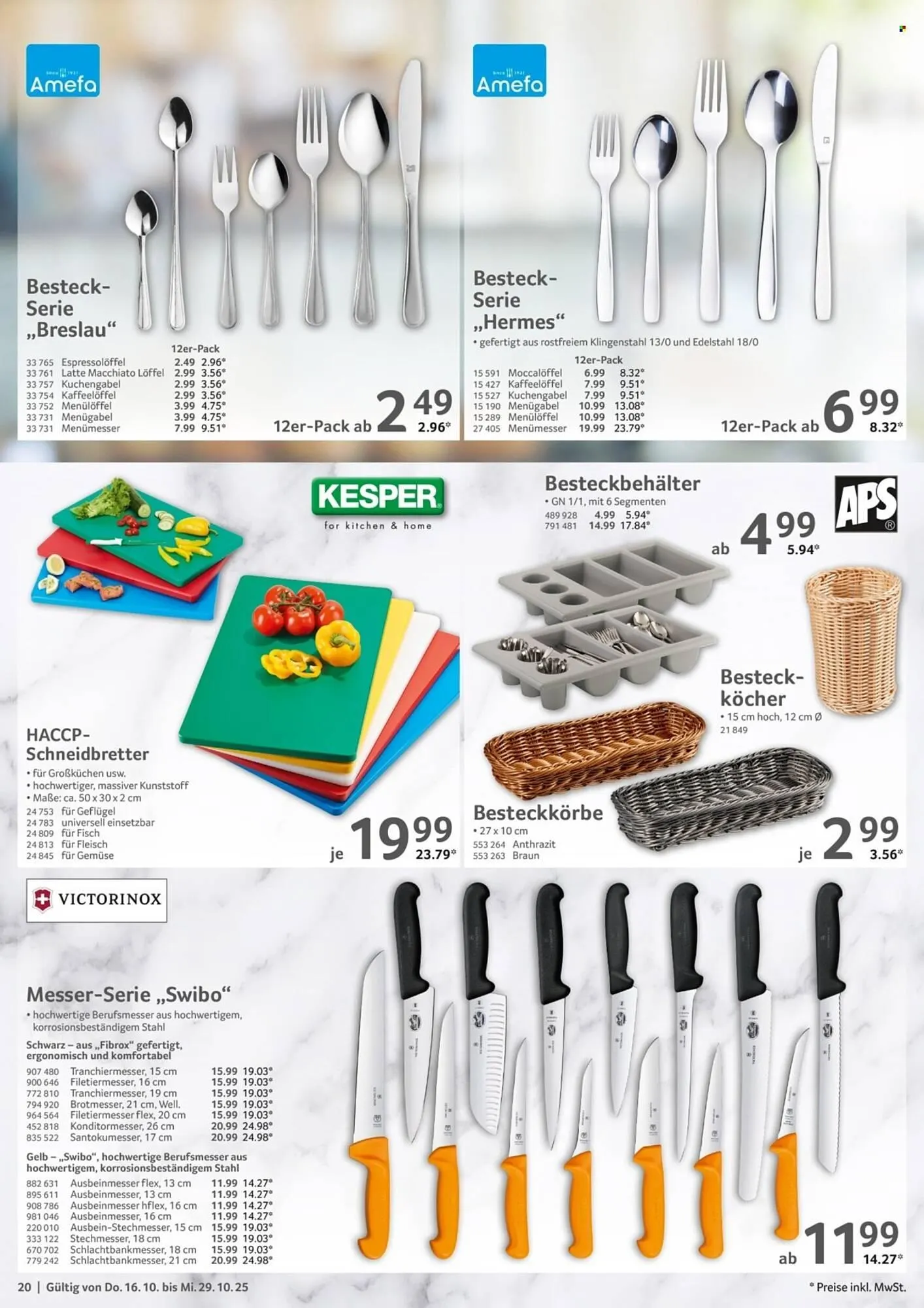 Selgros Prospekt von 16. Oktober bis 29. Oktober 2025 - Prospekt seite 20