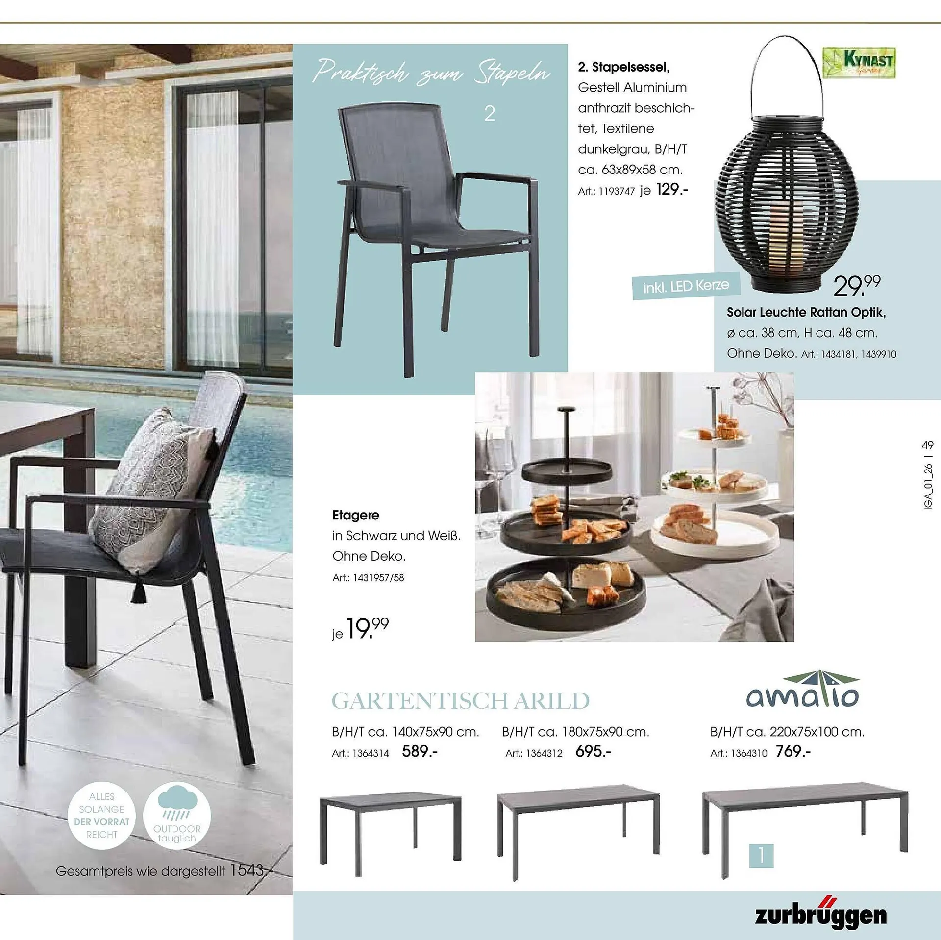 Zurbrüggen Prospekt von 17. März bis 31. August 2026 - Prospekt seite 49