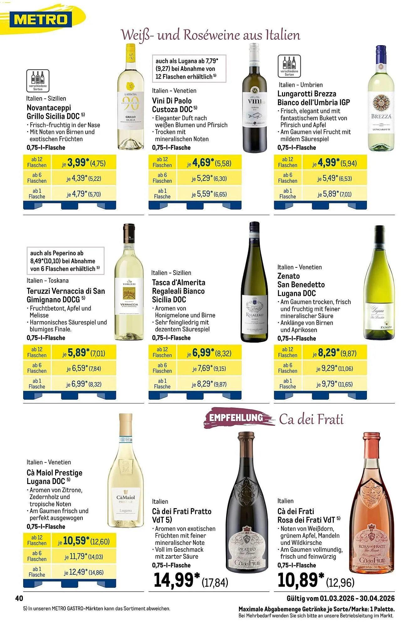 METRO Prospekt von 1. März bis 1. Mai 2026 - Prospekt seite 40