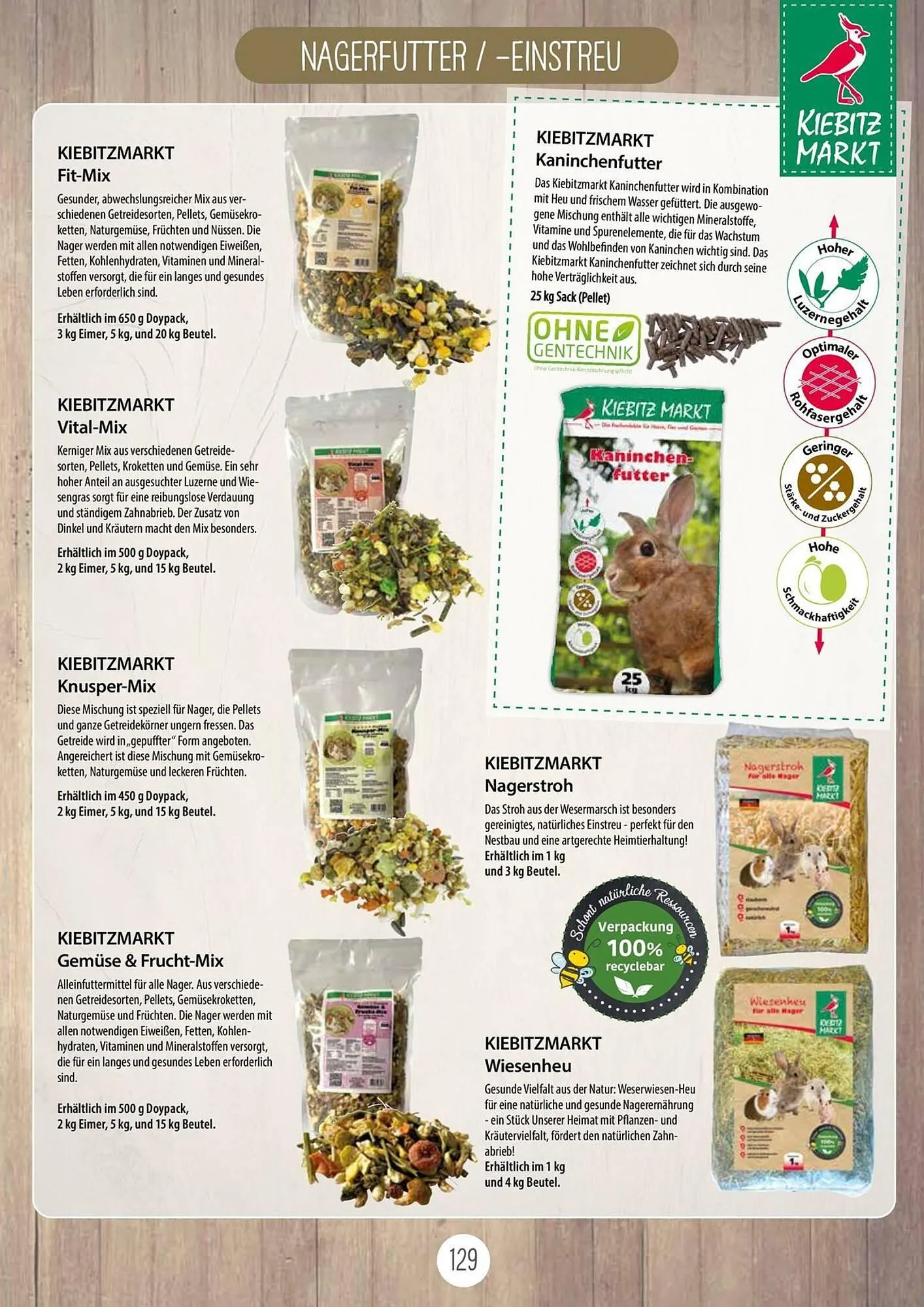 Kiebitzmarkt Prospekt von 16. April bis 31. August 2025 - Prospekt seite 129