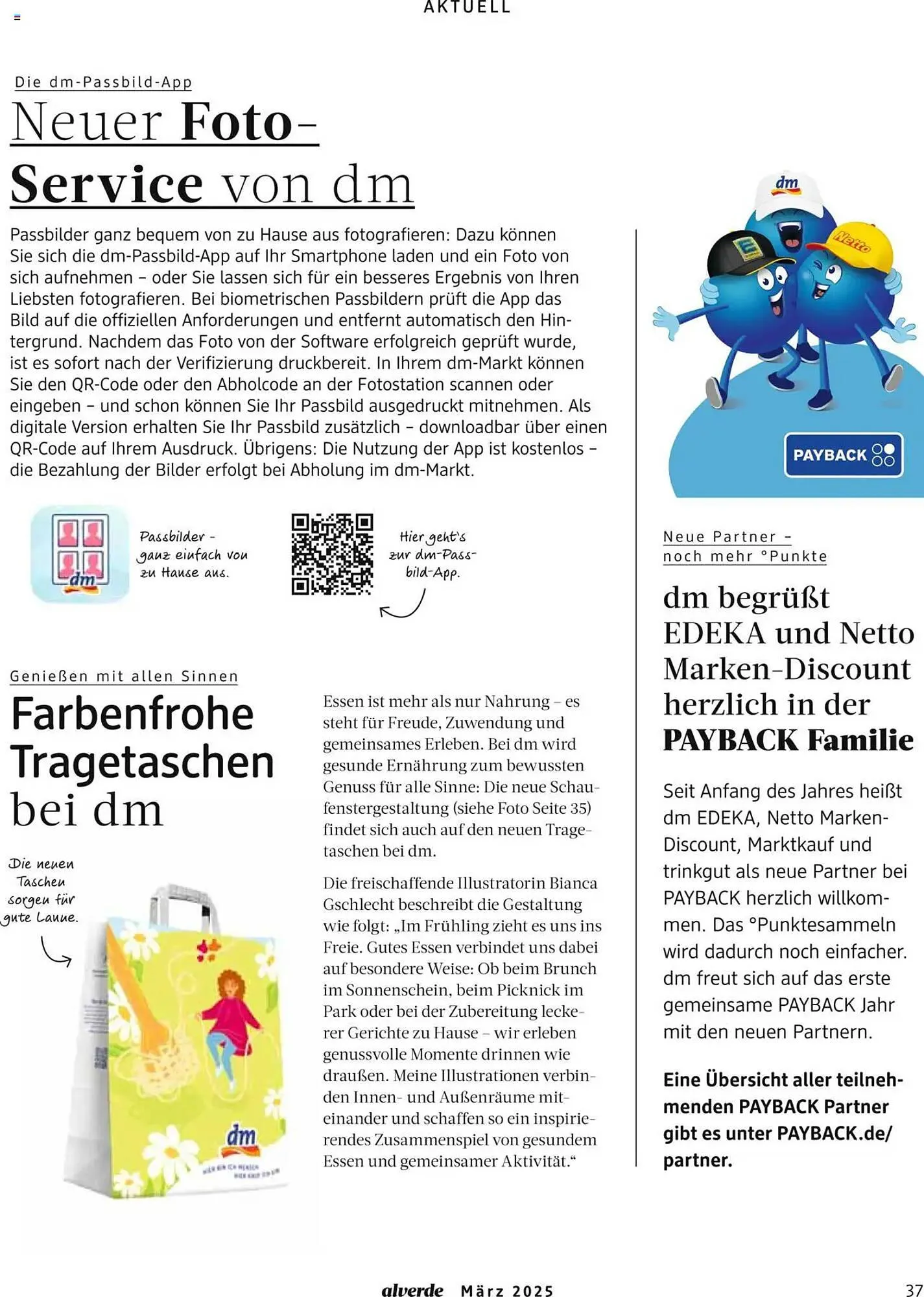 dm drogerie Prospekt von 1. März bis 31. März 2025 - Prospekt seite 37