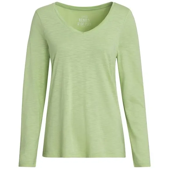 Damen Langarmshirt mit Flammgarn