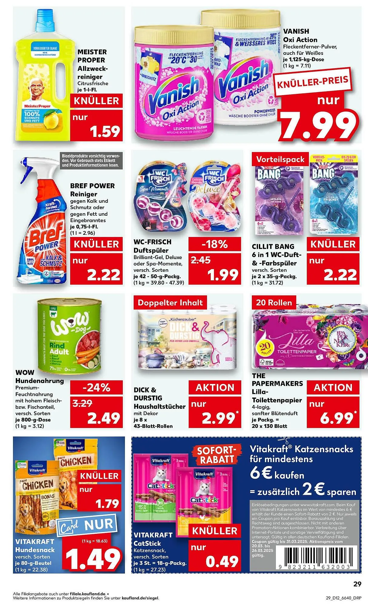Kaufland Prospekt von 19. März bis 26. März 2025 - Prospekt seite 29