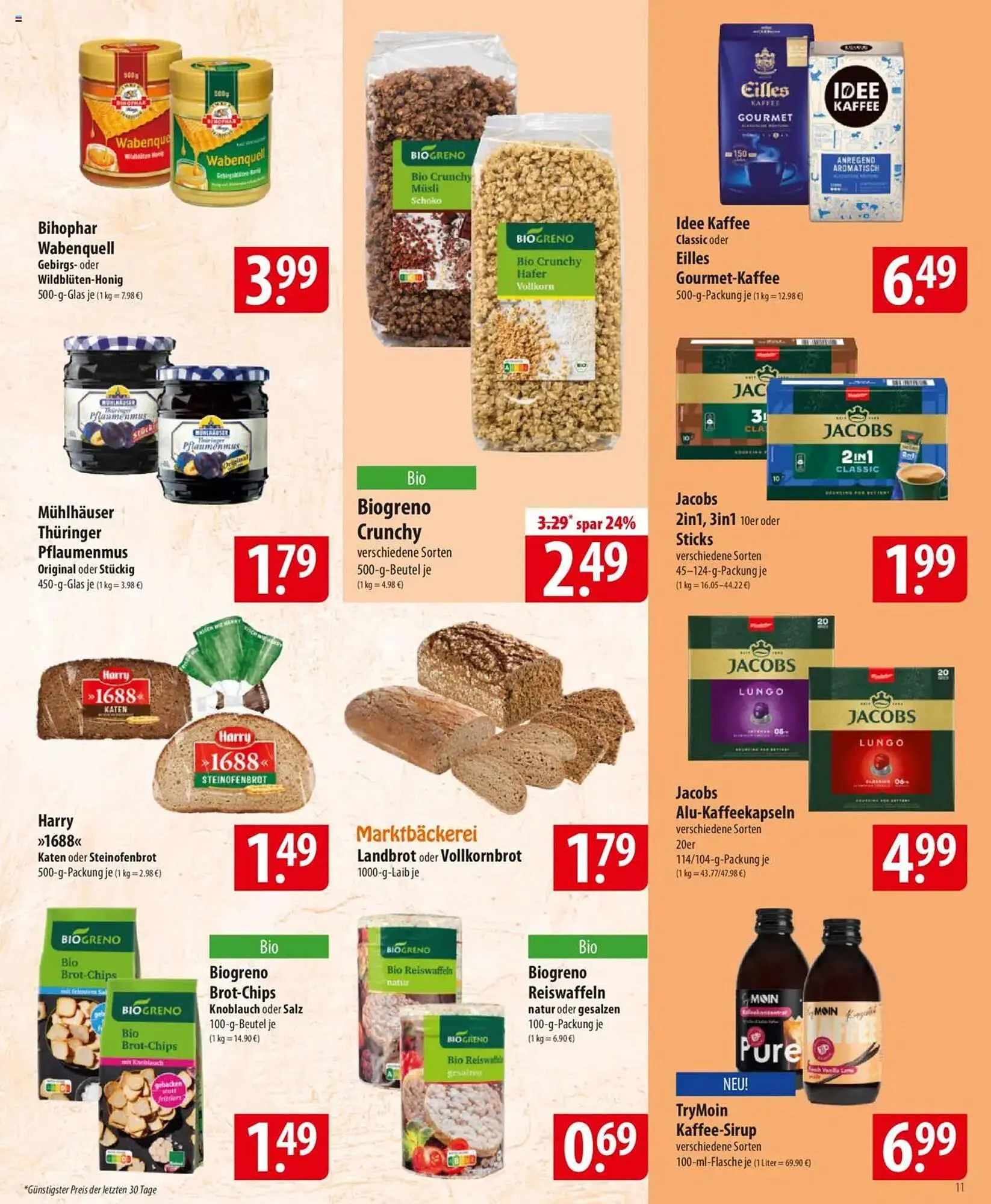 Famila Nord Ost Prospekt von 28. Juli bis 2. August 2025 - Prospekt seite 11