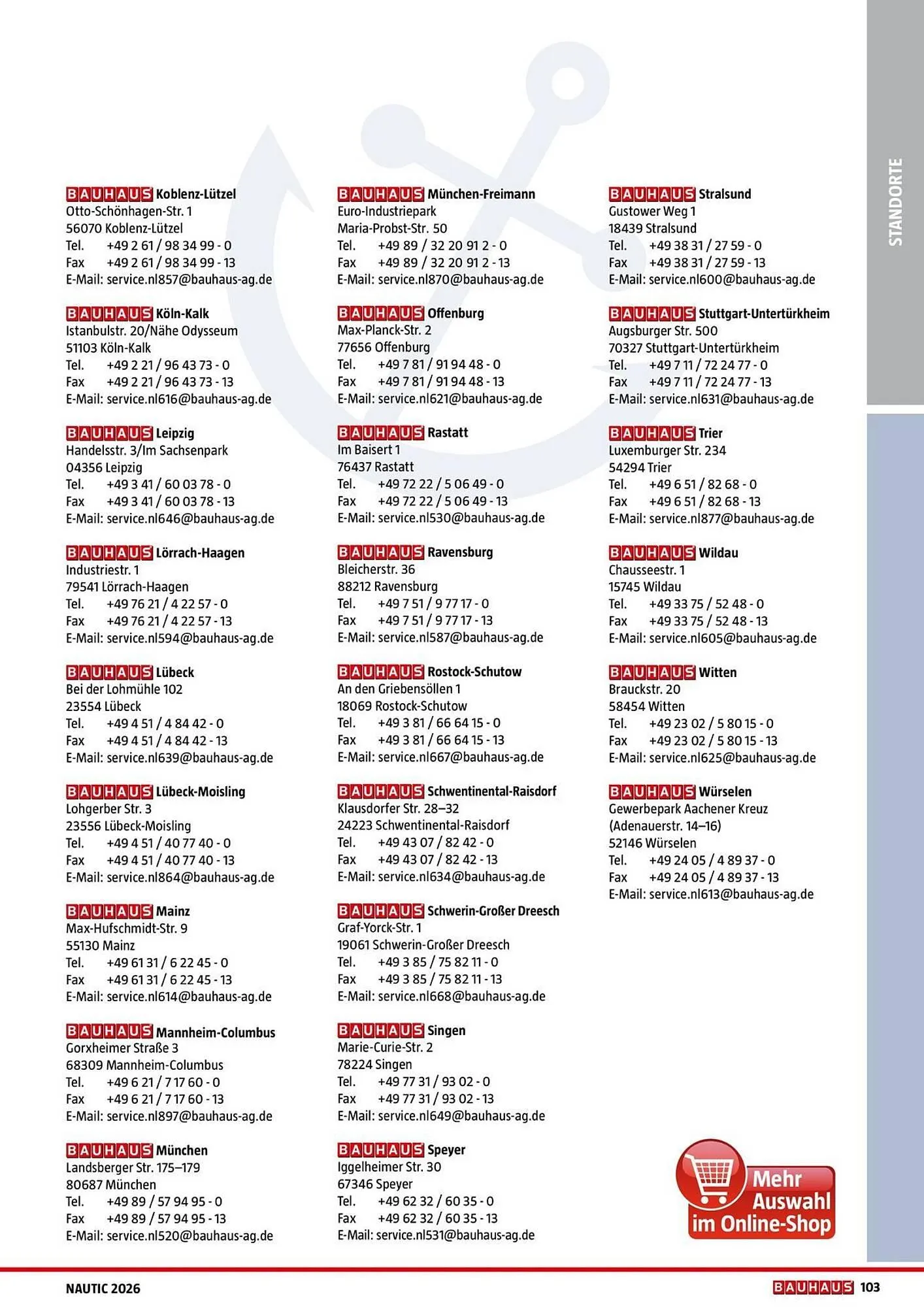 Bauhaus Magazin von 1. Februar bis 28. Februar 2026 - Prospekt seite 103