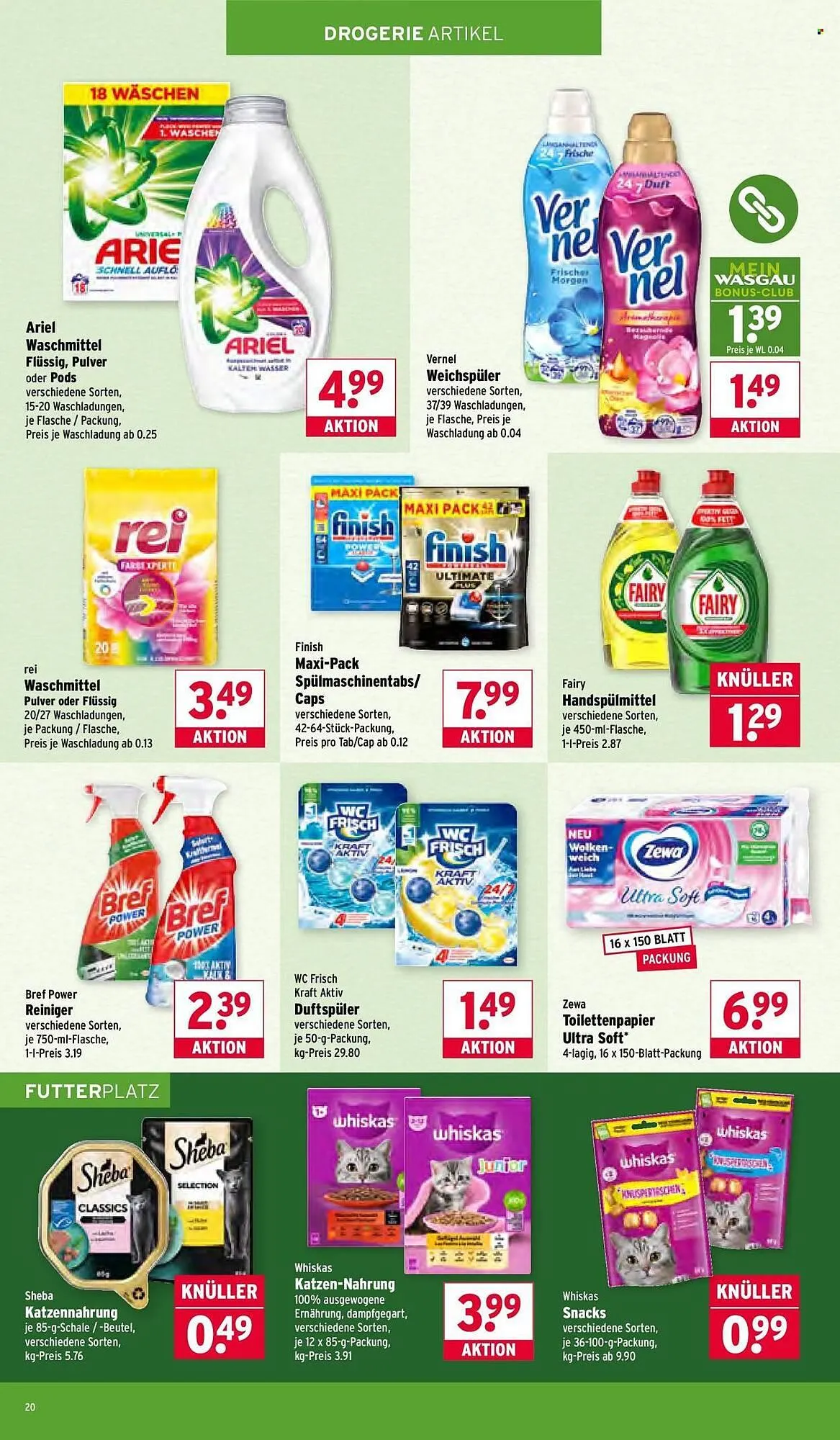 Wasgau Prospekt von 12. Januar bis 17. Januar 2026 - Prospekt seite 20