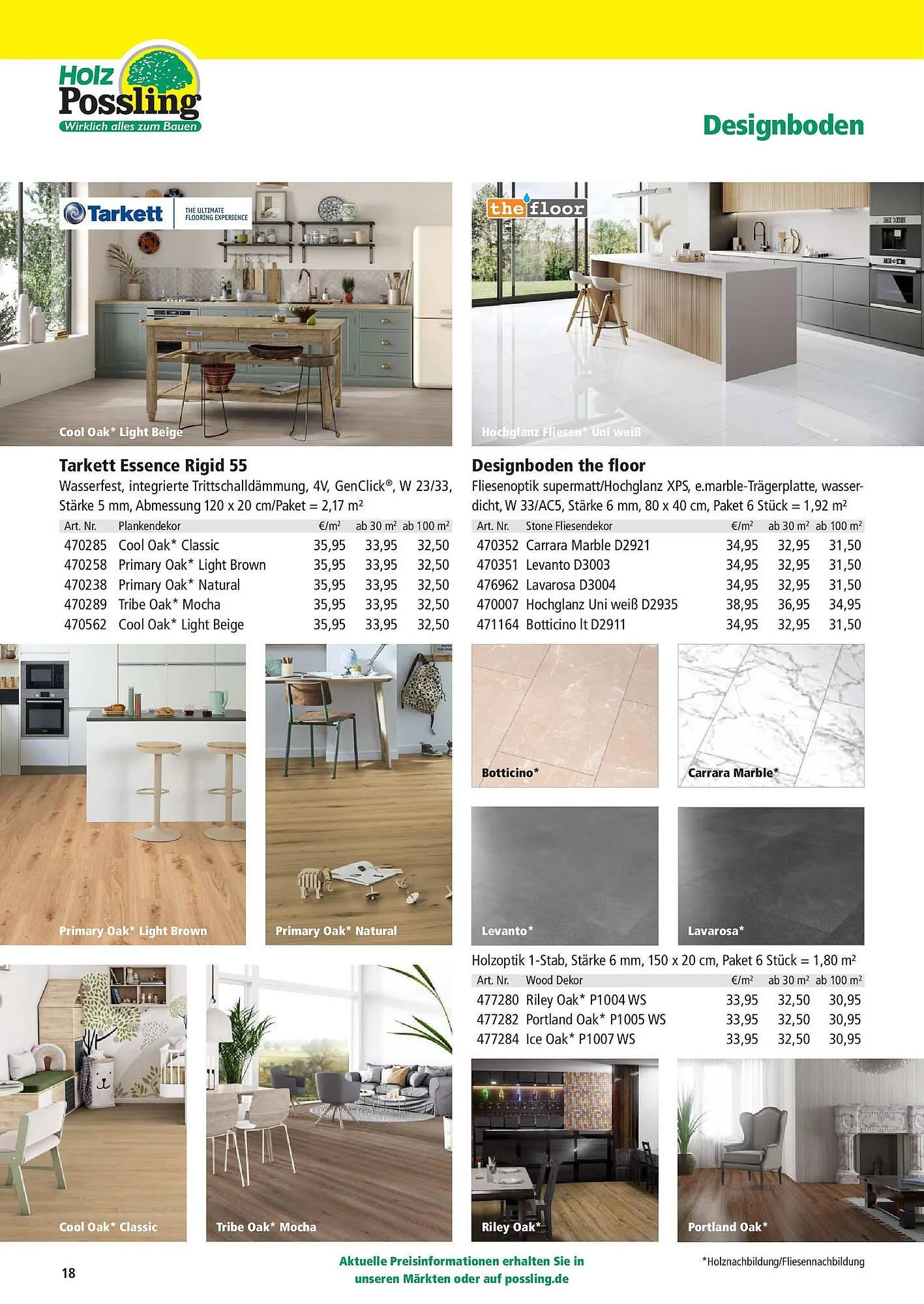Holz Possling Prospekt von 31. März bis 30. Juni 2025 - Prospekt seite 18