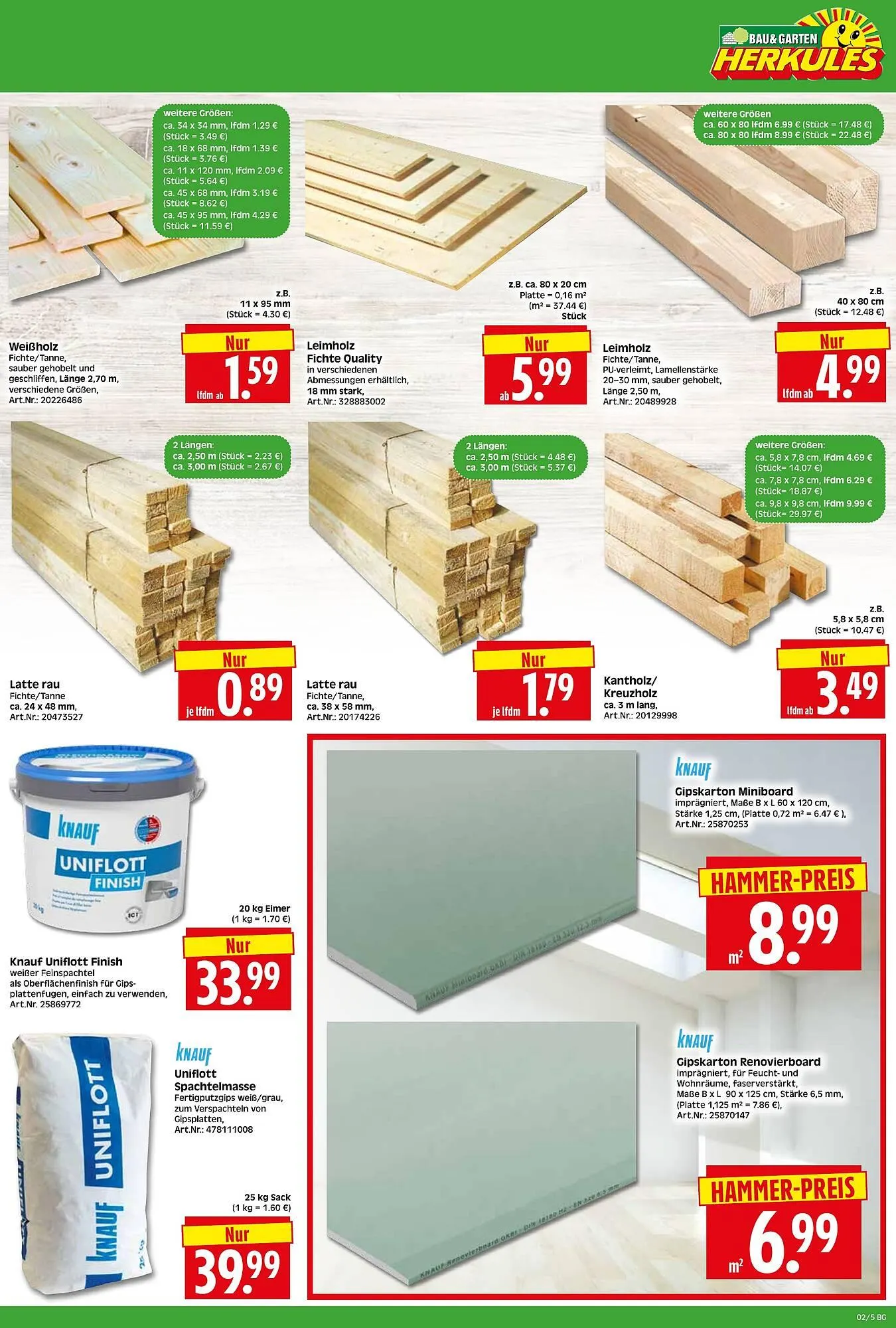 Herkules Baumarkt Prospekt von 5. Januar bis 10. Januar 2026 - Prospekt seite 5