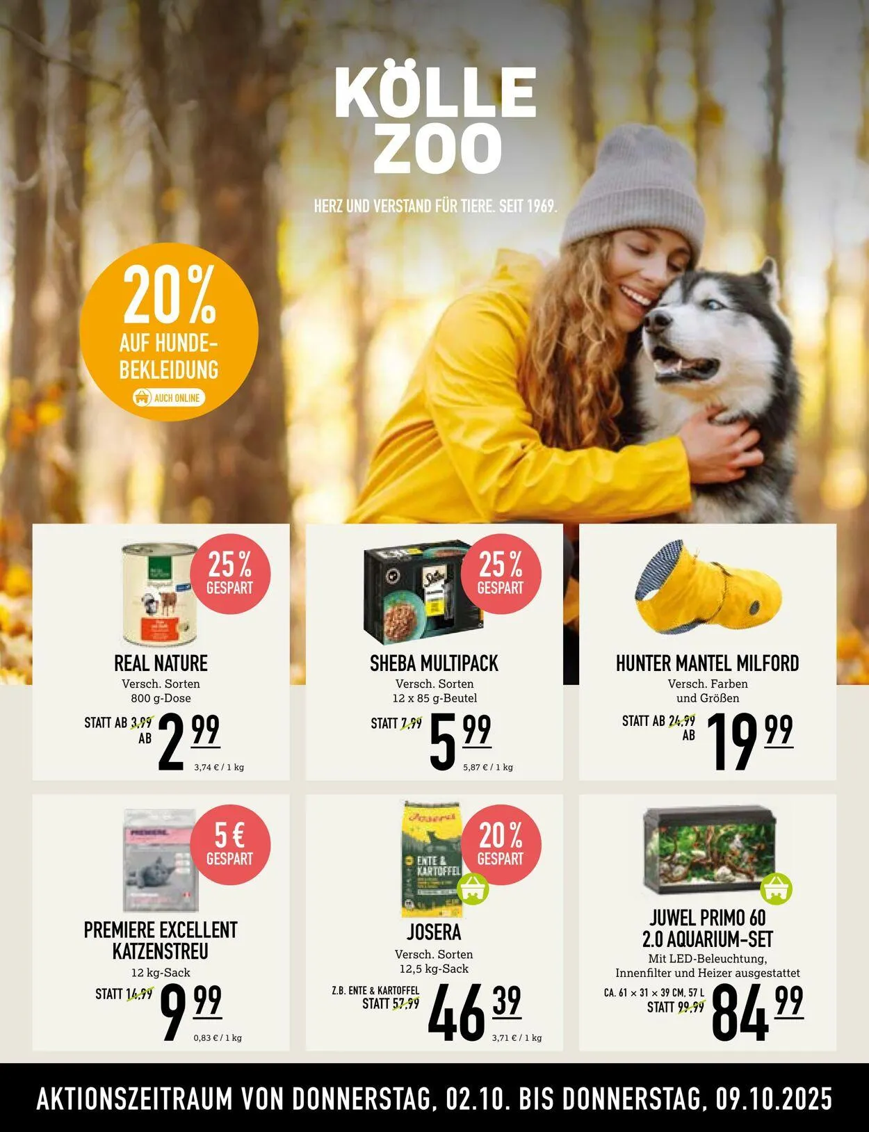Kölle Zoo Aktueller Prospekt von 1. Oktober bis 15. Oktober 2025 - Prospekt seite 1