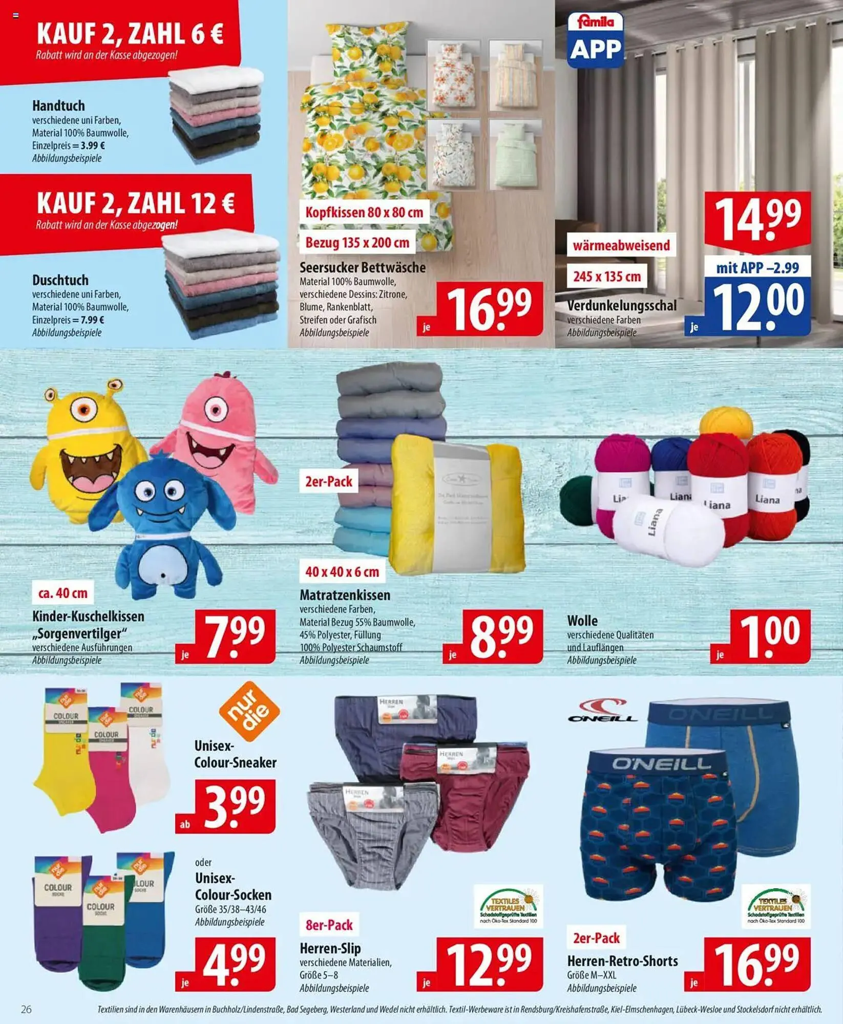 Famila Nord Ost Prospekt von 7. April bis 12. April 2025 - Prospekt seite 26