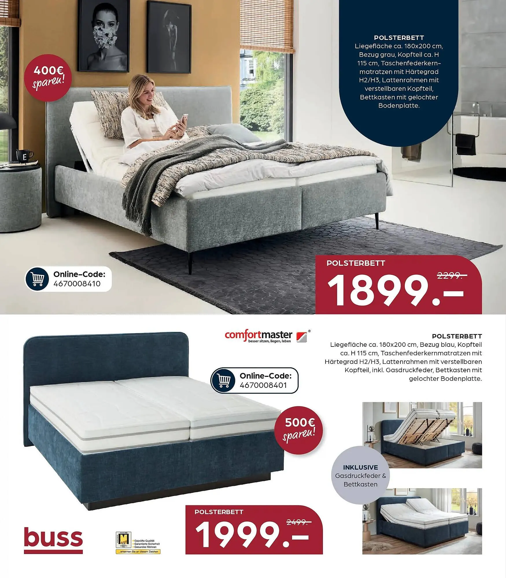 Möbel Buss Prospekt von 19. März bis 4. April 2026 - Prospekt seite 26