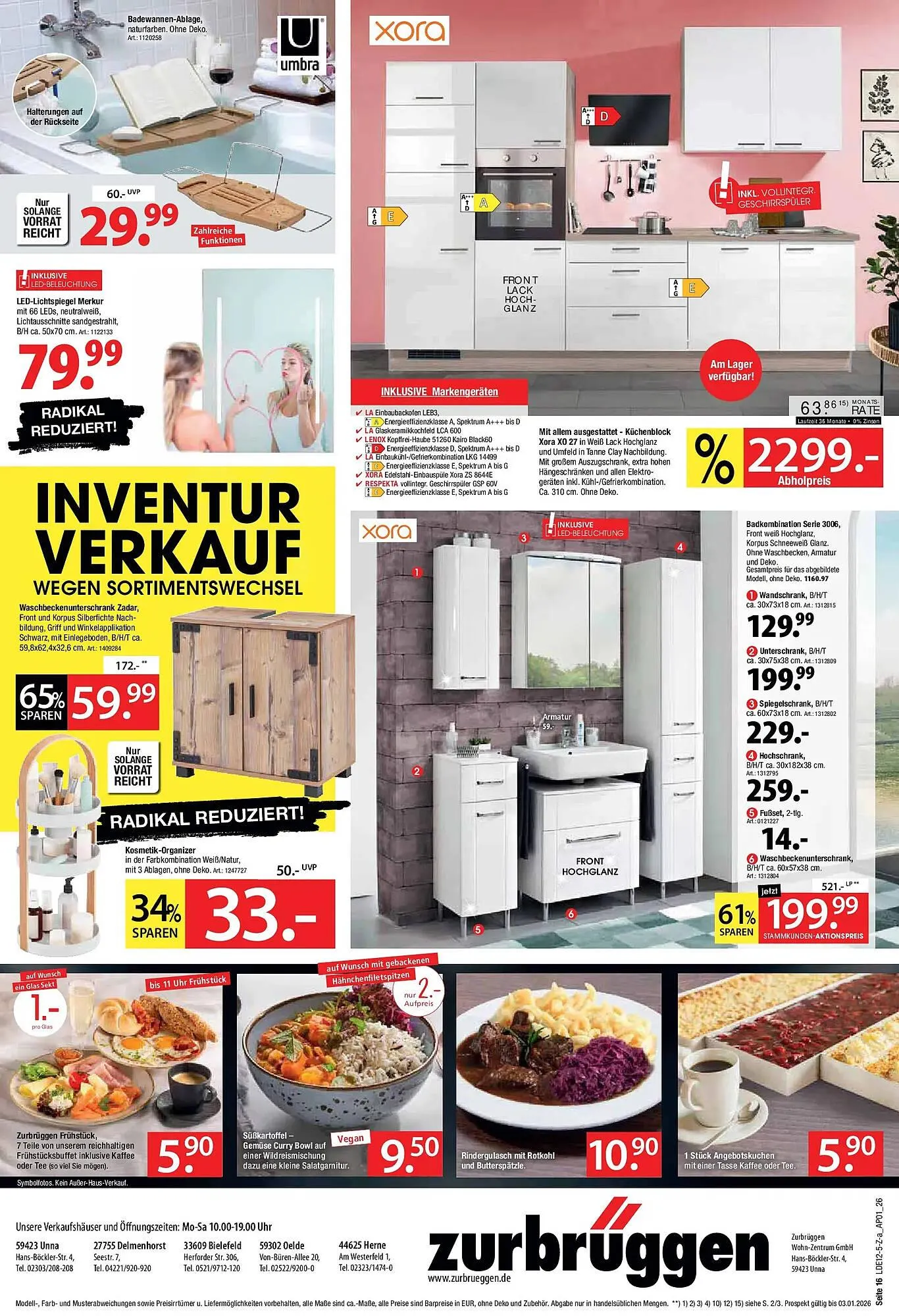 Zurbrüggen Prospekt von 19. Dezember bis 3. Januar 2026 - Prospekt seite 16