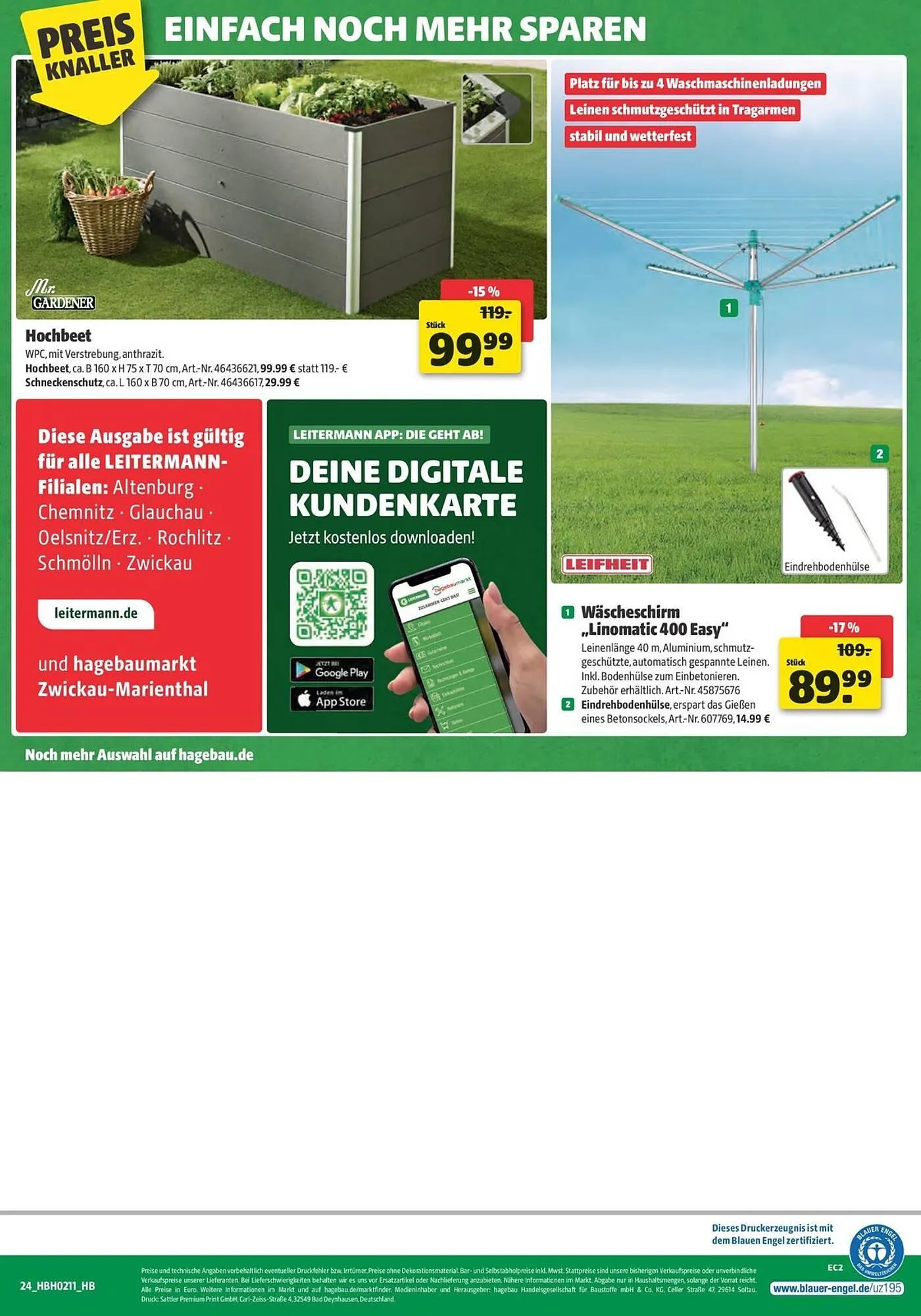 Hagebau Prospekt von 12. März bis 11. April 2026 - Prospekt seite 24