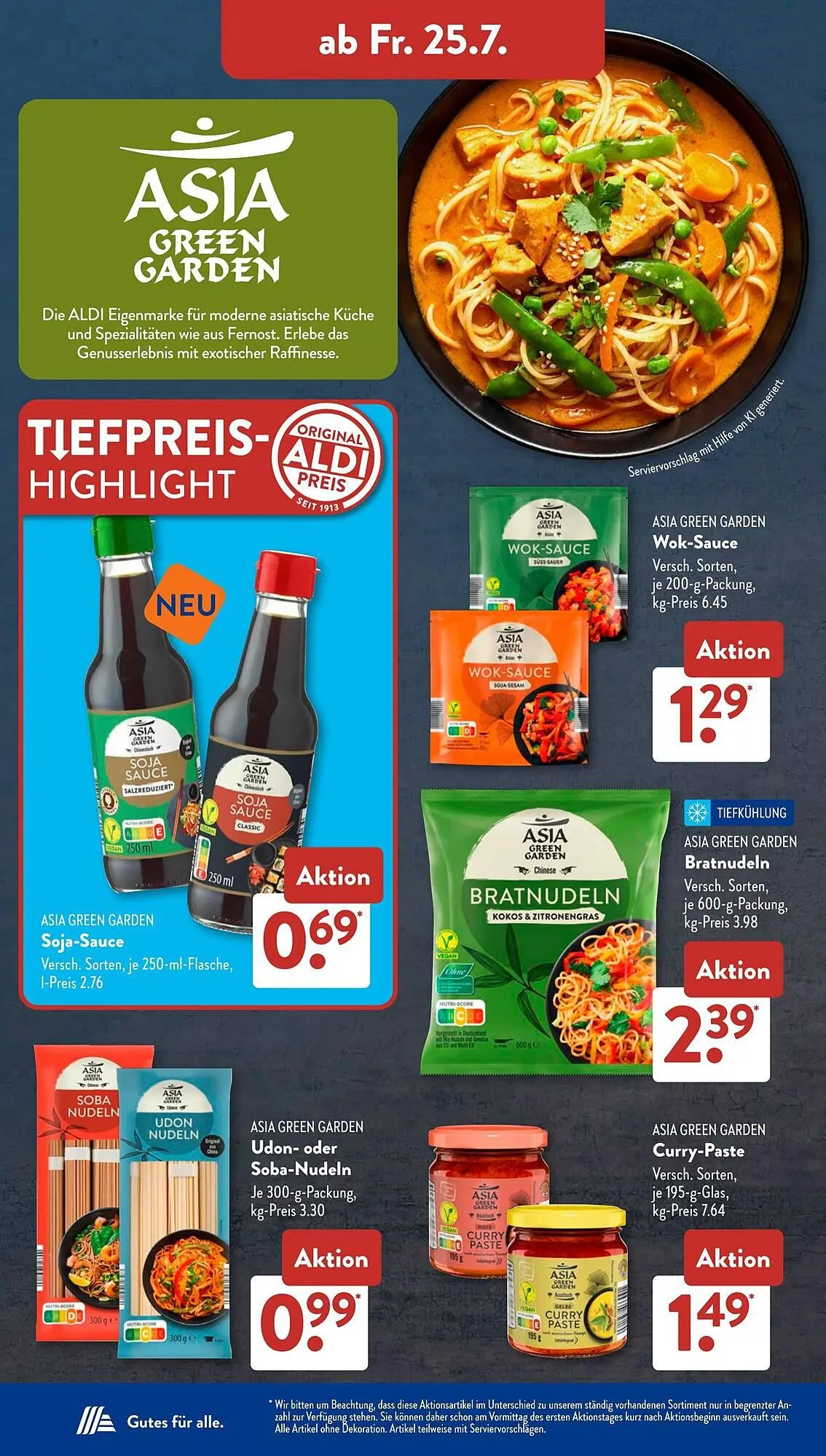 Aldi Süd Prospekt von 21. Juli bis 27. Juli 2025 - Prospekt seite 26