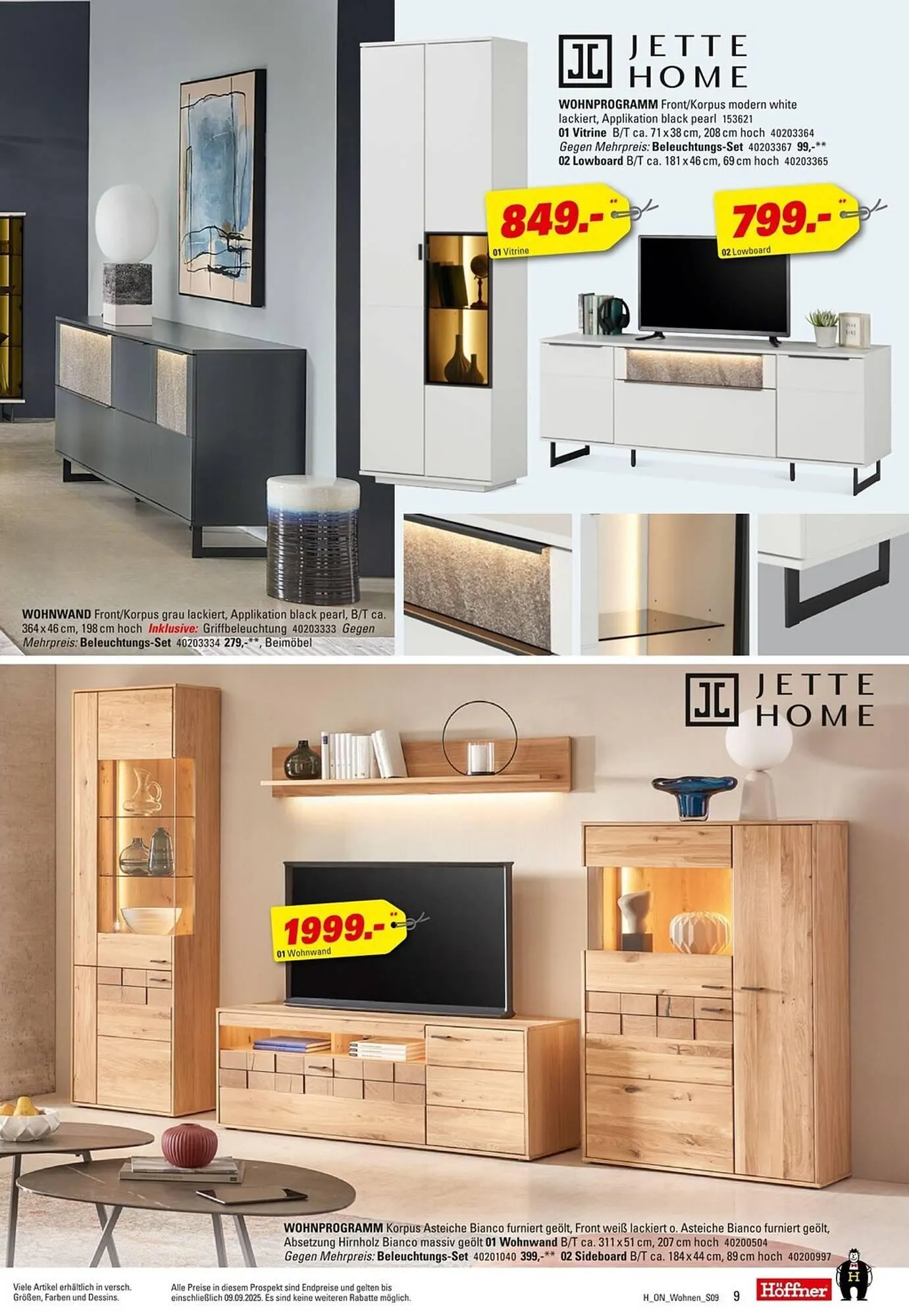 Höffner Prospekt von 13. August bis 9. September 2025 - Prospekt seite 9