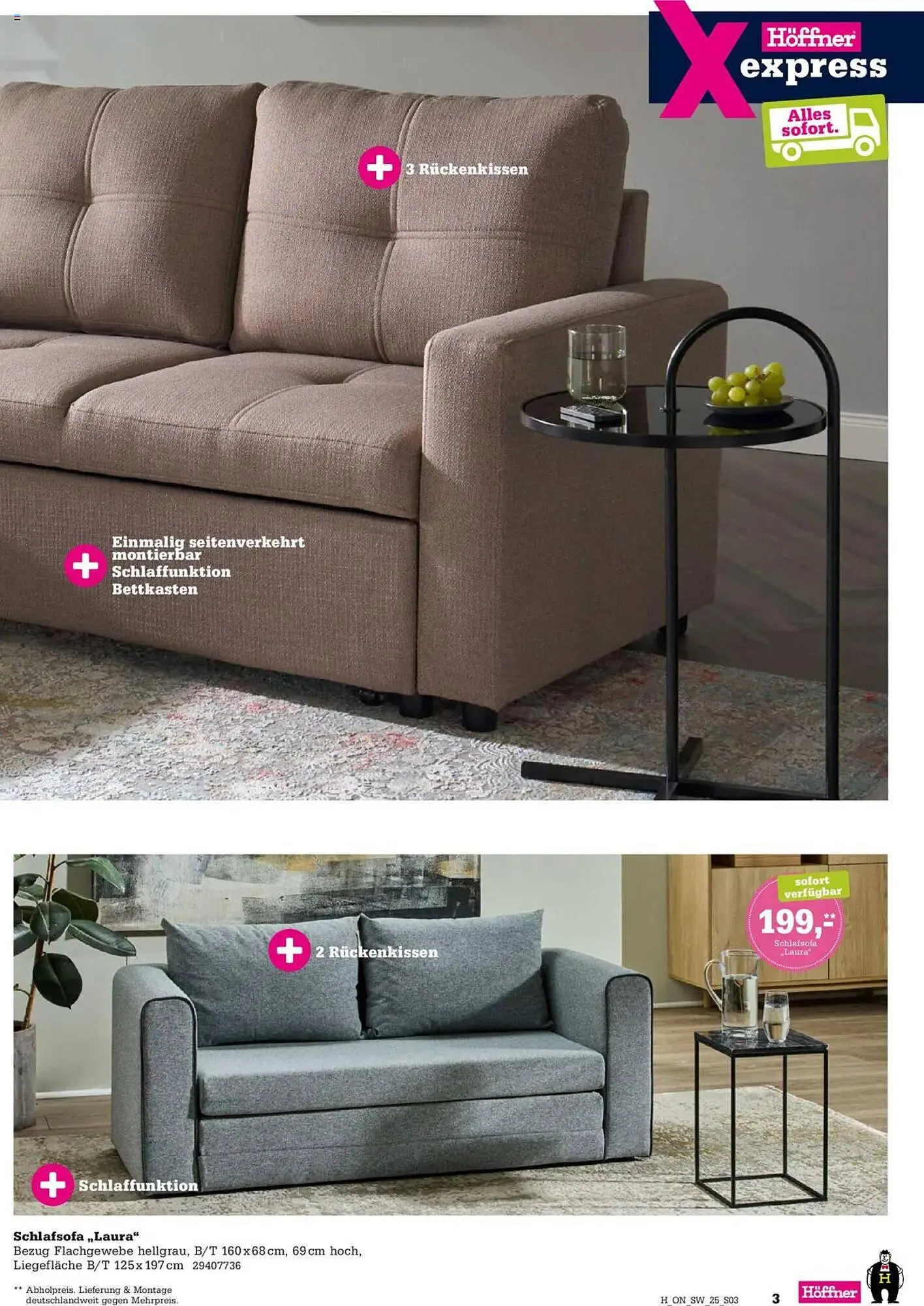 Höffner Prospekt von 15. Oktober bis 28. Oktober 2025 - Prospekt seite 3