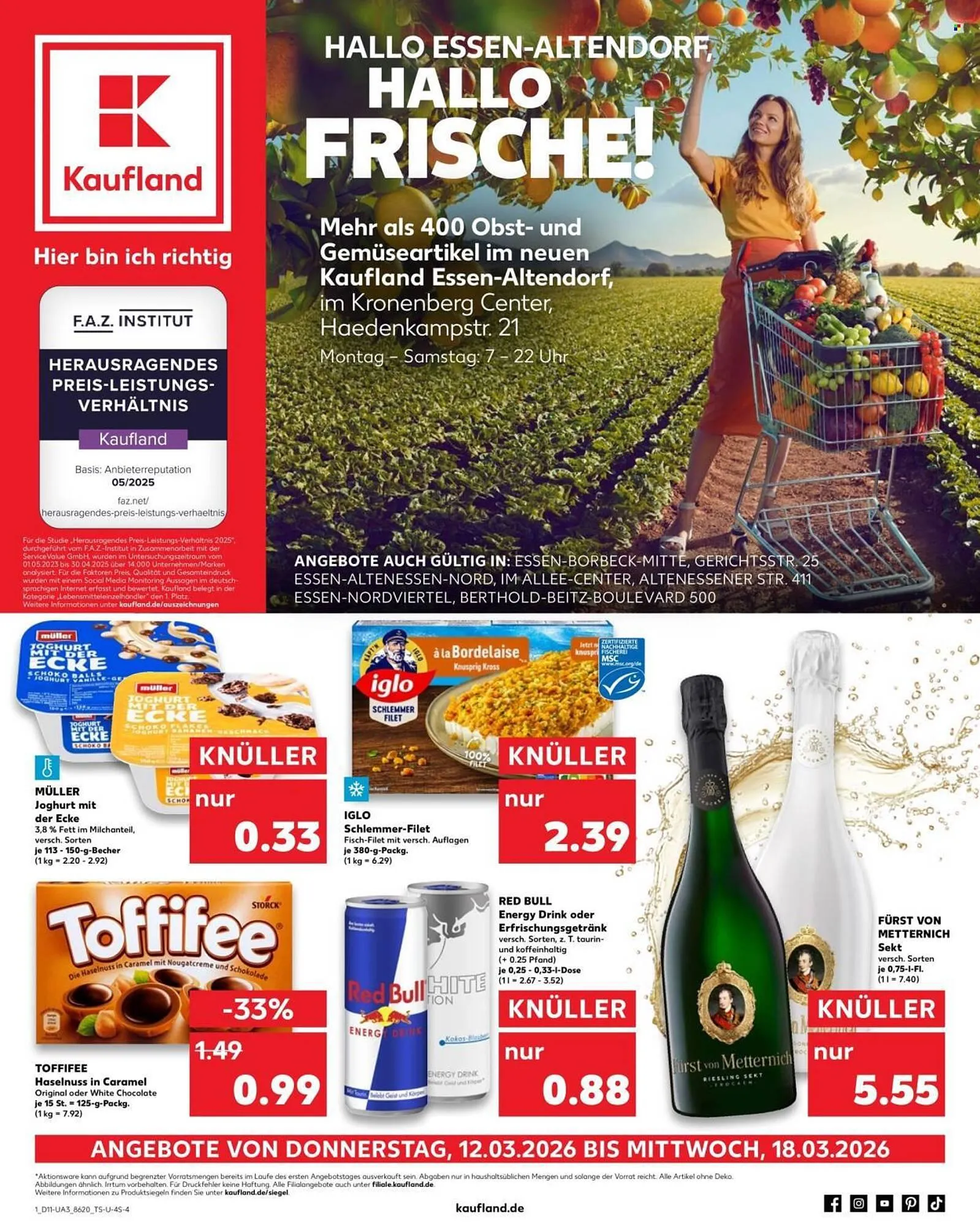 Kaufland Prospekt von 12. März bis 18. März 2026 - Prospekt seite 1
