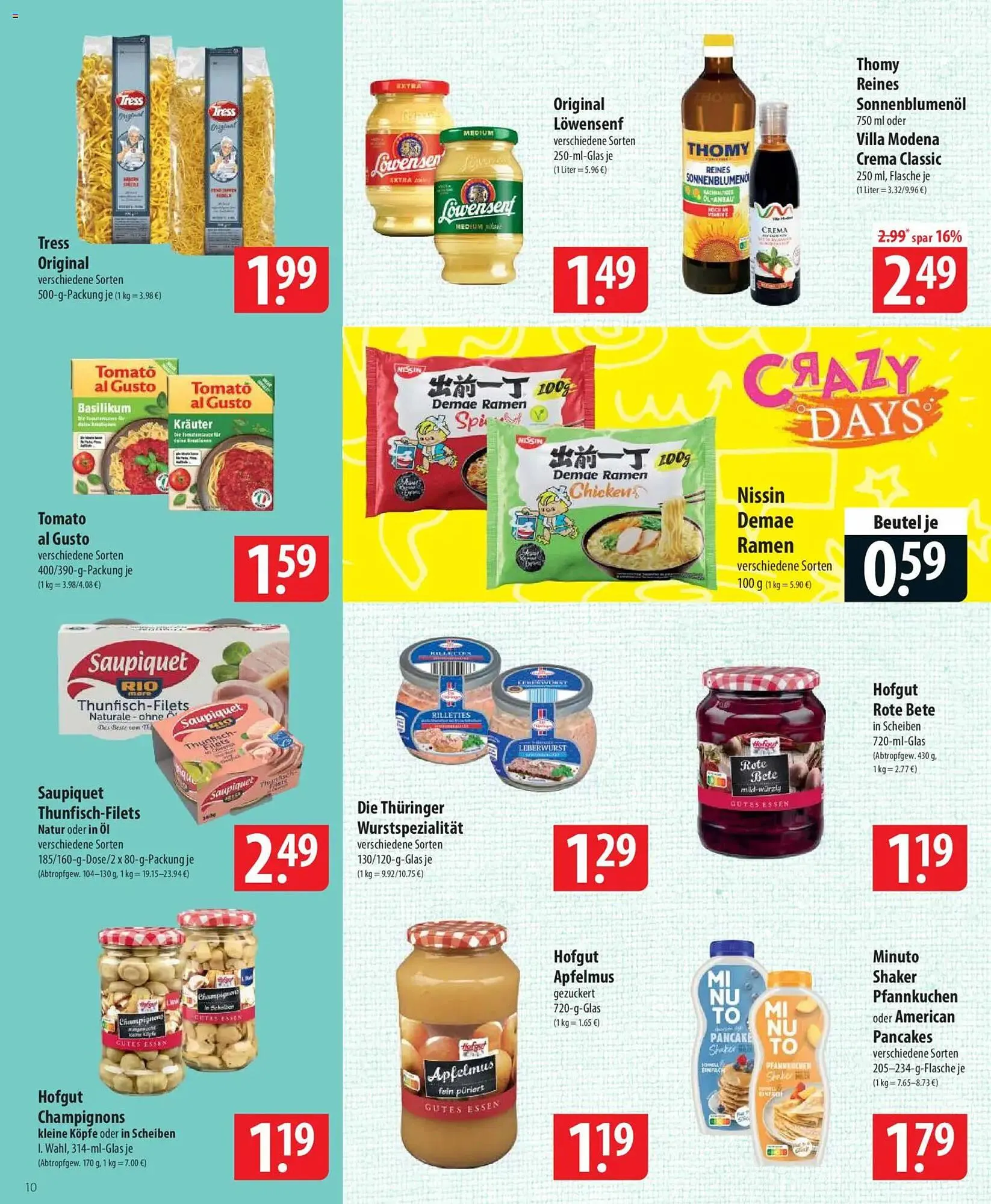 Famila Nord Ost Prospekt von 2. März bis 7. März 2026 - Prospekt seite 10