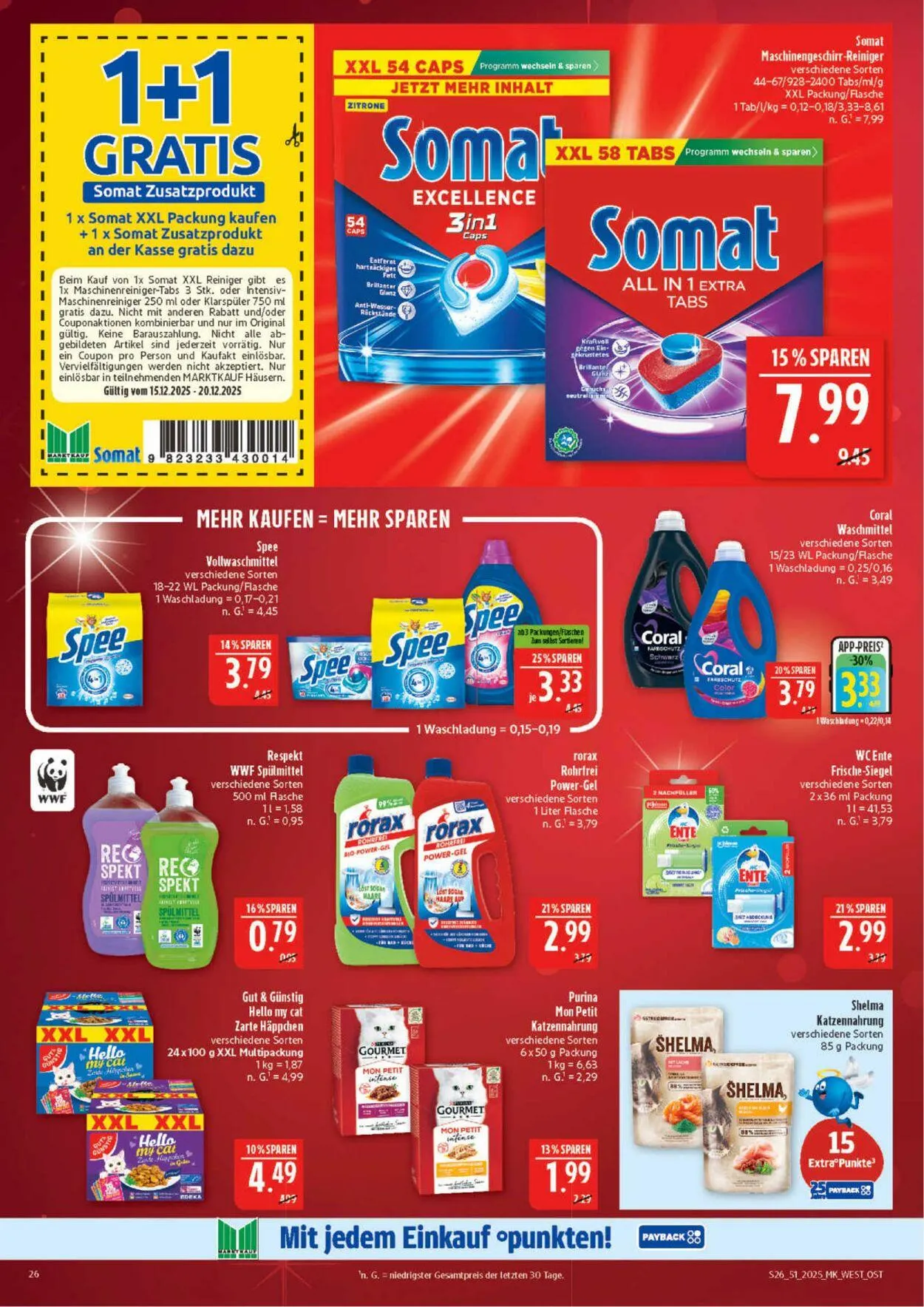 Marktkauf - Nürnberg-Thon Aktueller Prospekt von 15. Dezember bis 20. Dezember 2025 - Prospekt seite 26