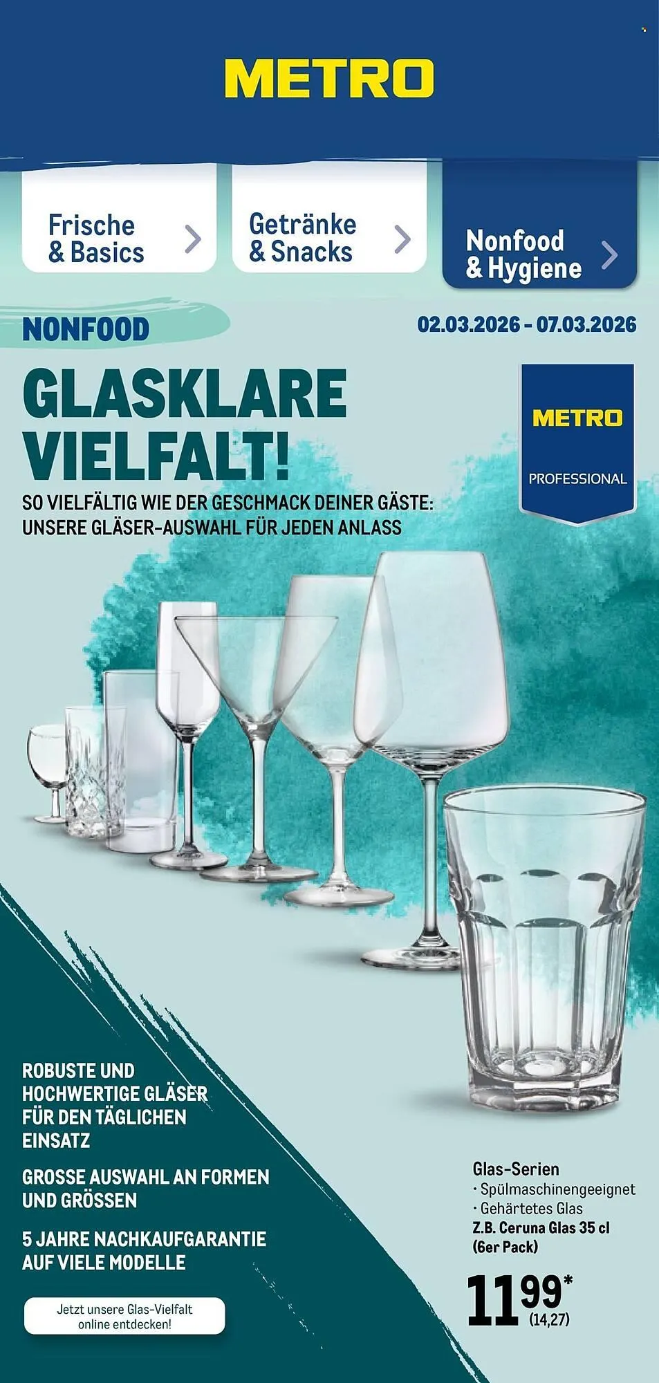 METRO Prospekt von 2. März bis 7. März 2026 - Prospekt seite 44