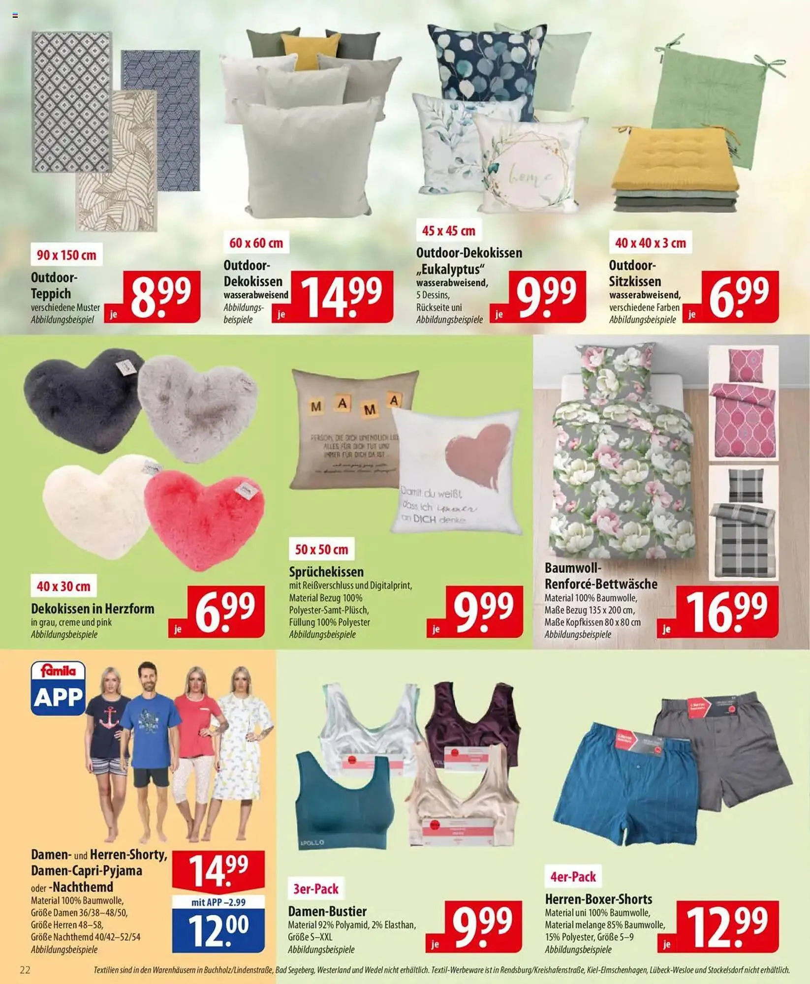 Famila Nord Ost Prospekt von 22. April bis 26. April 2025 - Prospekt seite 22