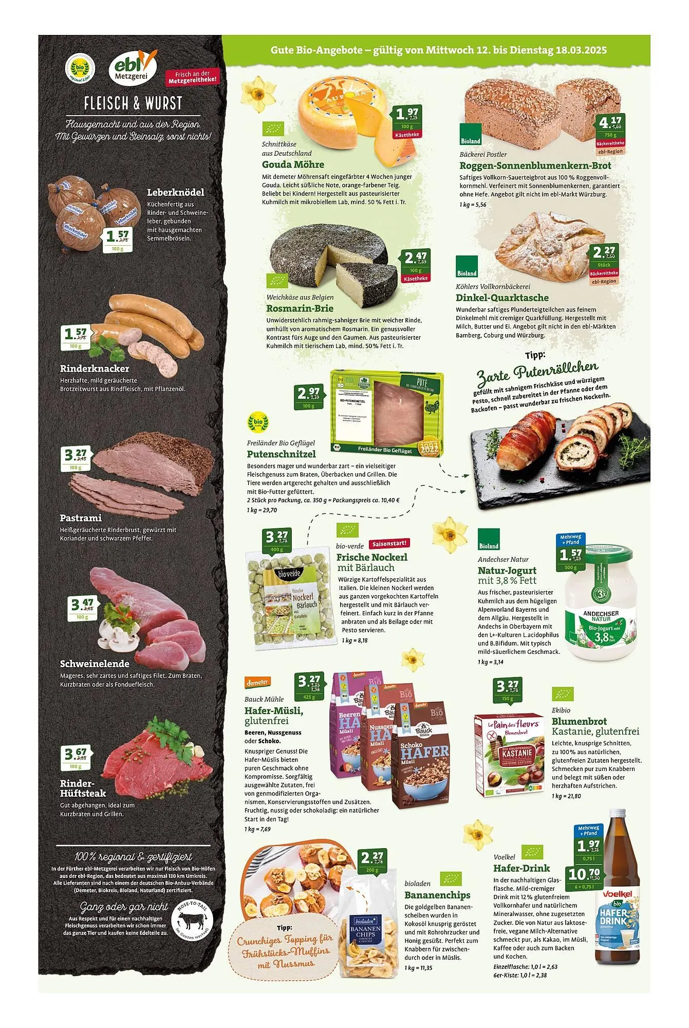 Ebl Naturkost Prospekt von 12. März bis 18. März 2025 - Prospekt seite 2
