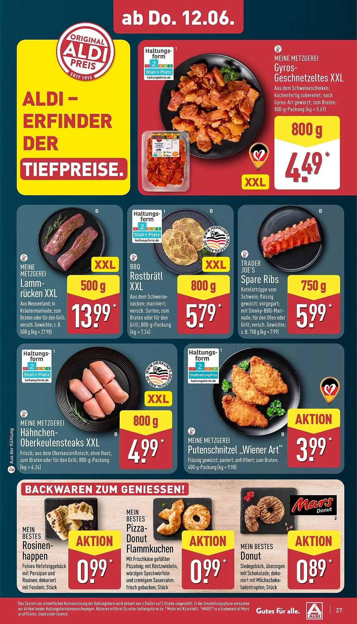Aldi Nord Prospekt von 10. Juni bis 14. Juni 2025 - Prospekt seite 27