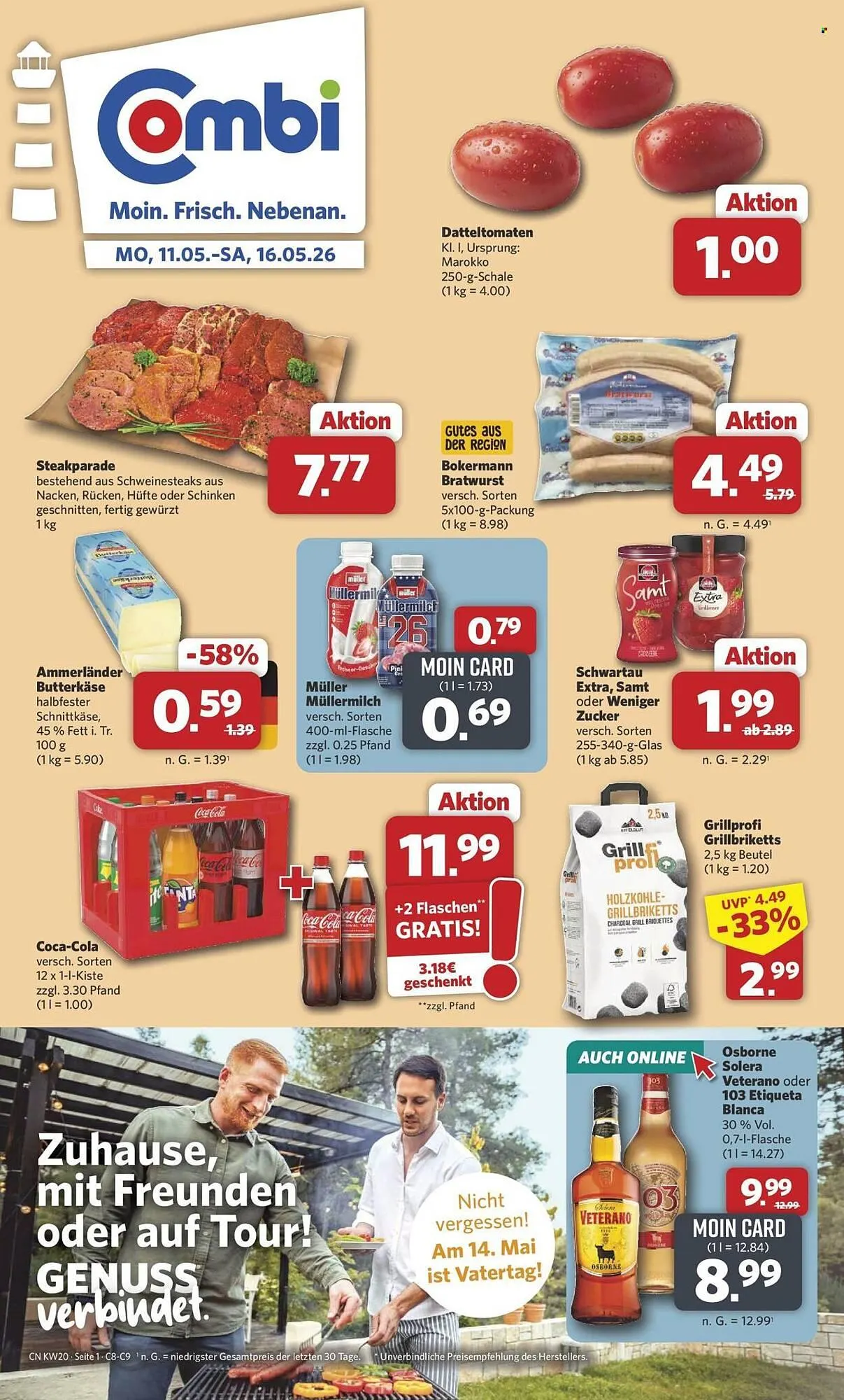Combi Prospekt von 11. Mai bis 16. Mai 2026 - Prospekt seite 1