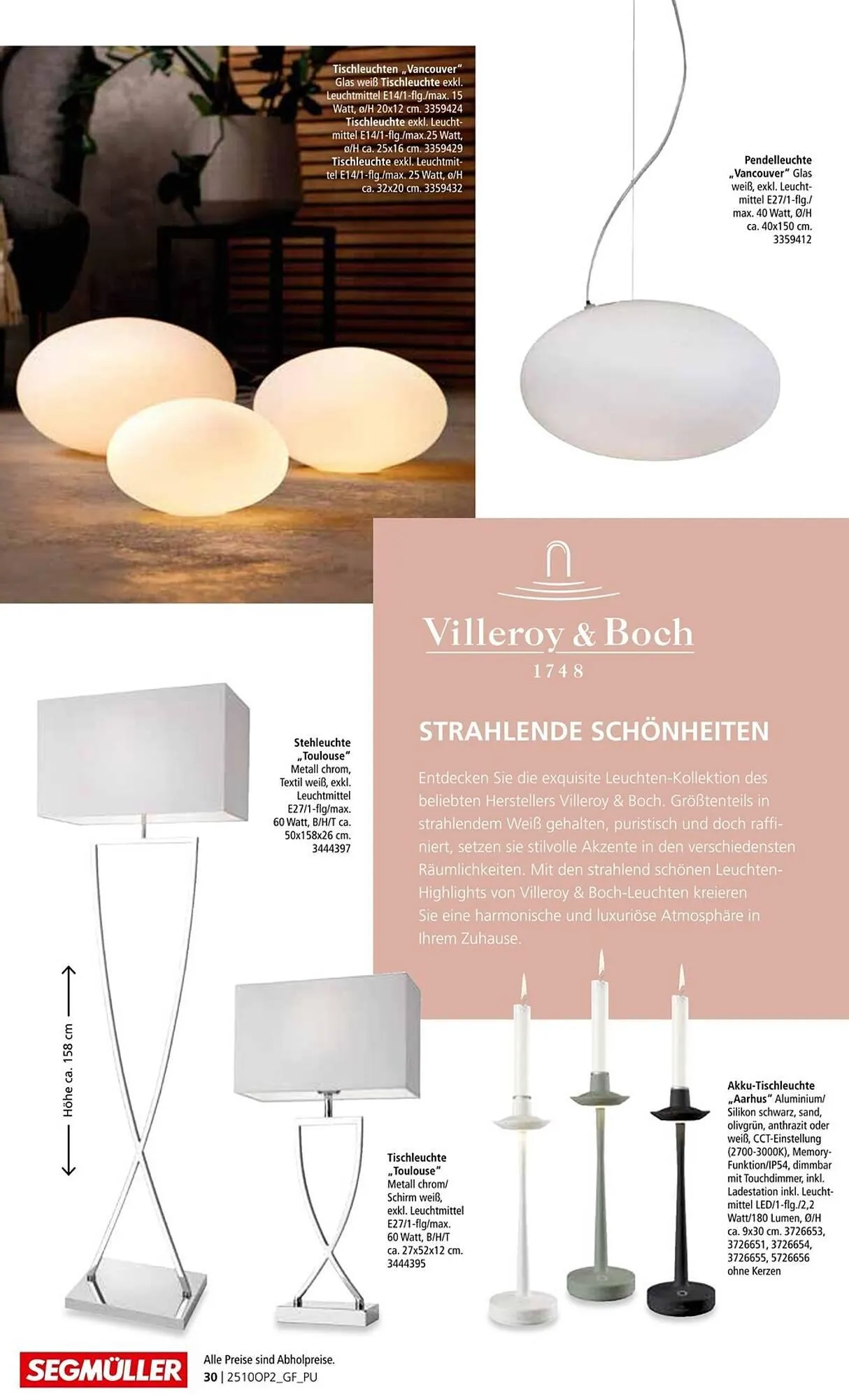 Segmüller Prospekt von 29. September bis 4. Januar 2026 - Prospekt seite 30