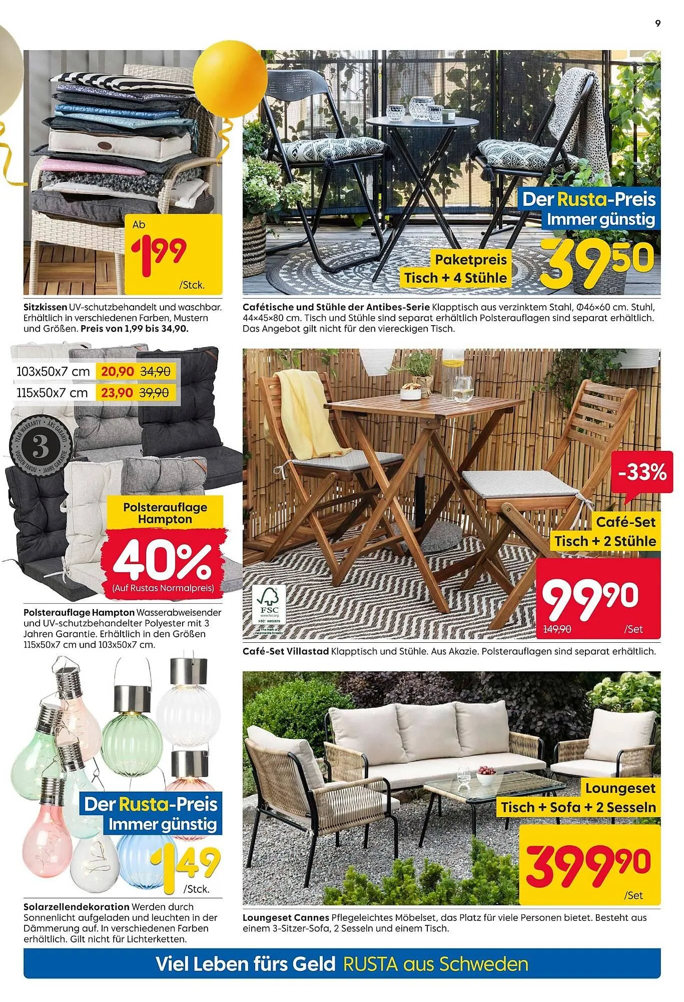 Rusta Prospekt von 11. April bis 17. April 2026 - Prospekt seite 9