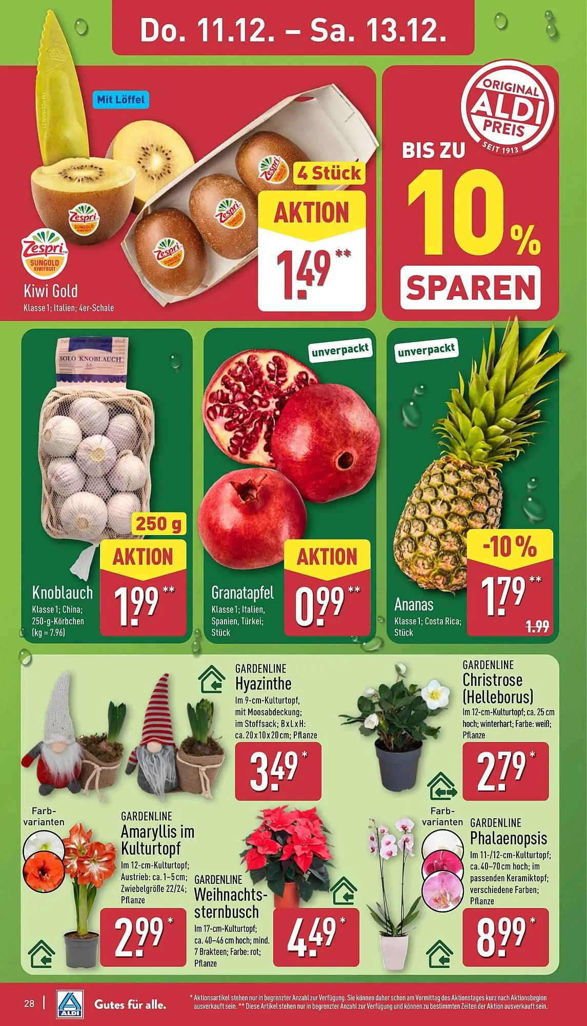 Aldi Nord Prospekt von 8. Dezember bis 13. Dezember 2025 - Prospekt seite 28