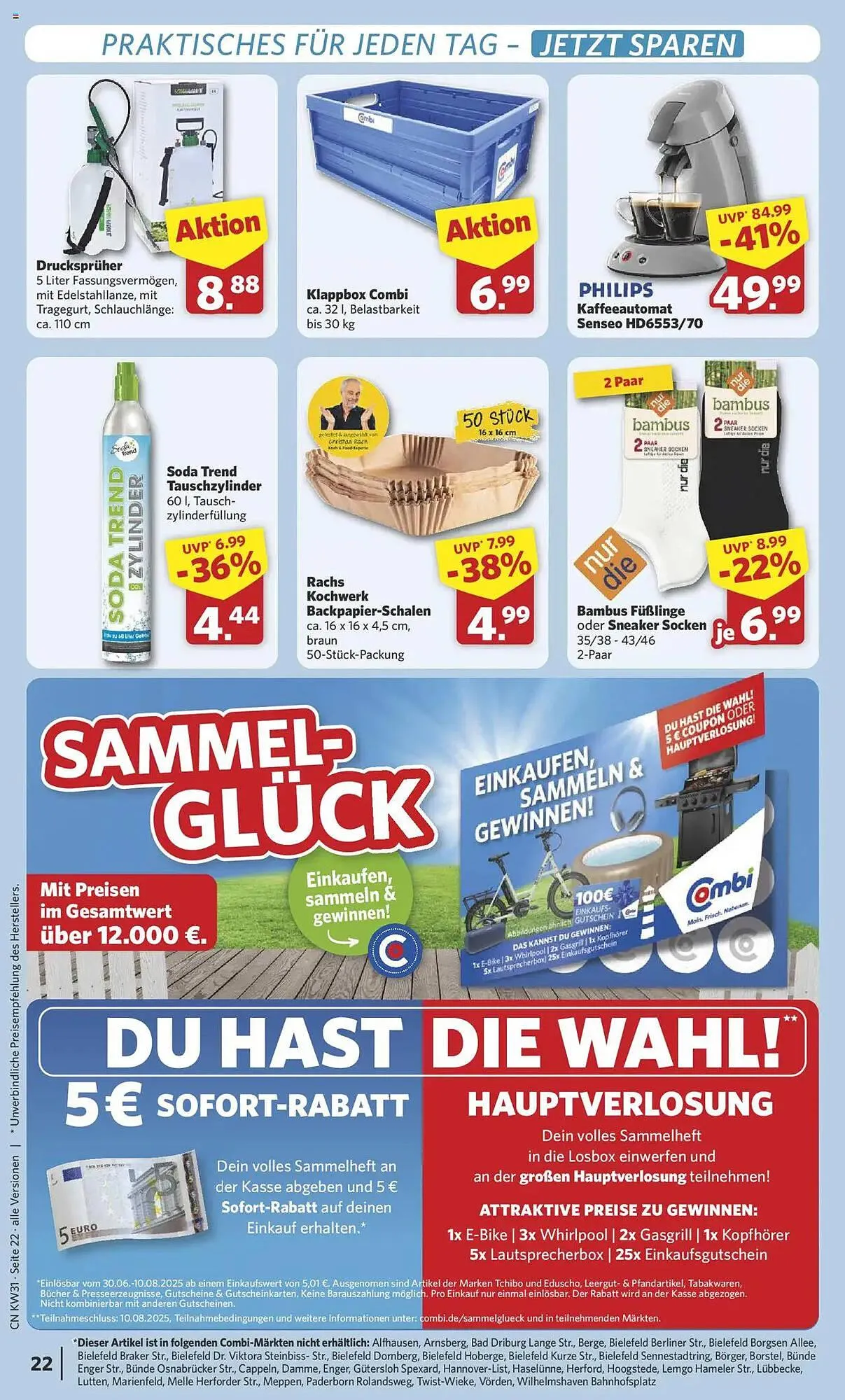 Combi Prospekt von 28. Juli bis 2. August 2025 - Prospekt seite 29