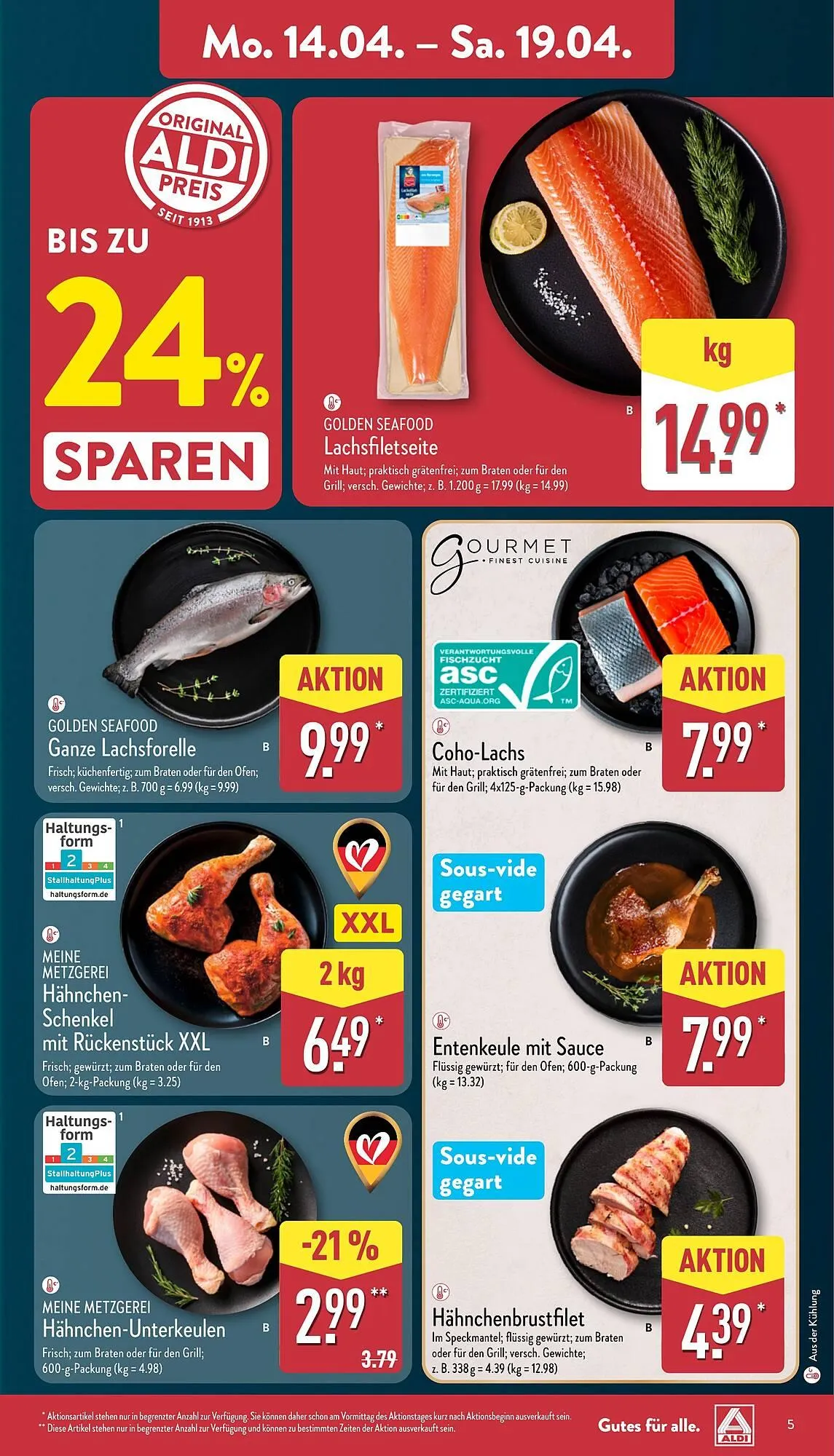 Aldi Nord Prospekt von 14. April bis 19. April 2025 - Prospekt seite 5