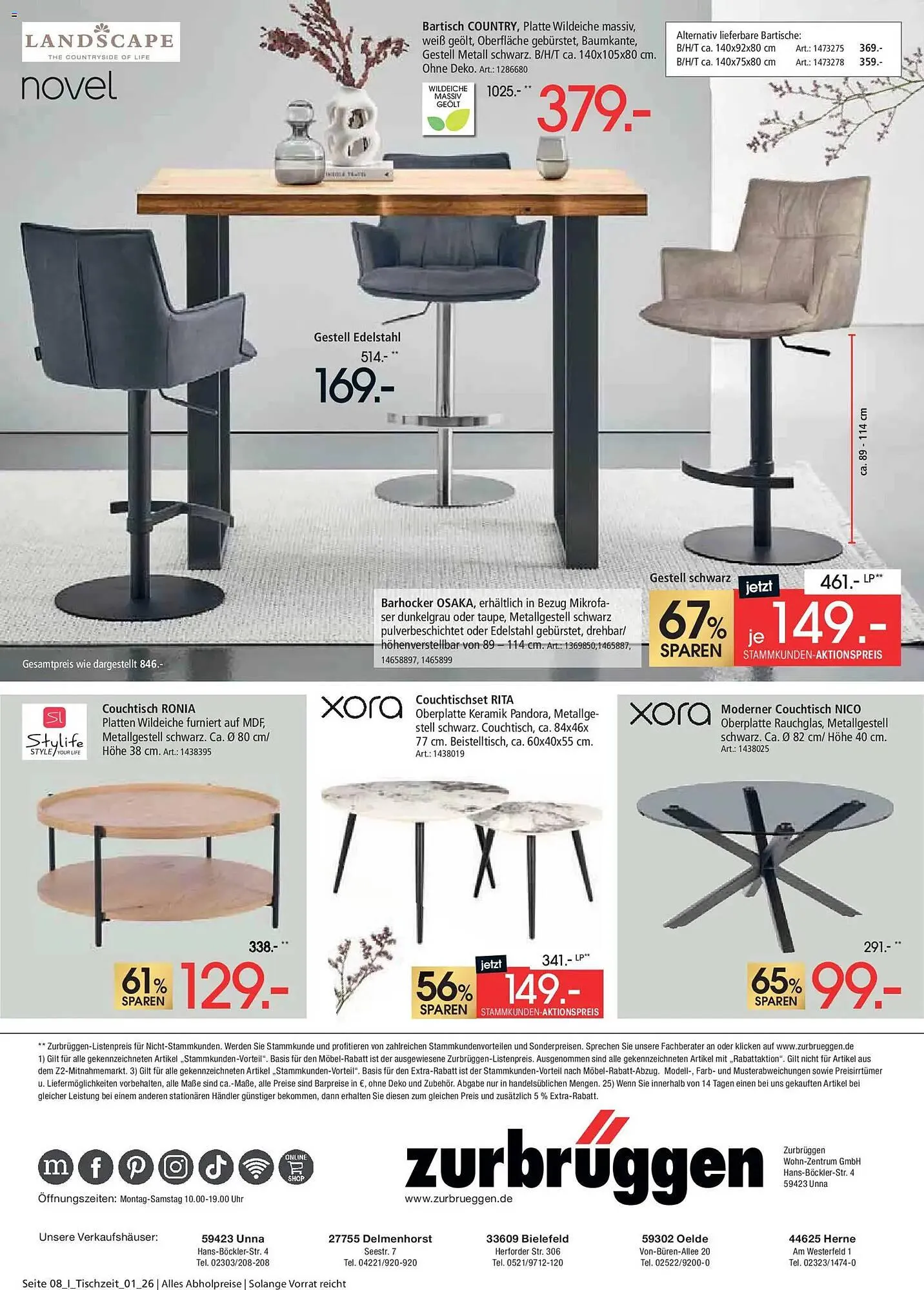 Zurbrüggen Prospekt von 2. März bis 13. April 2026 - Prospekt seite 8