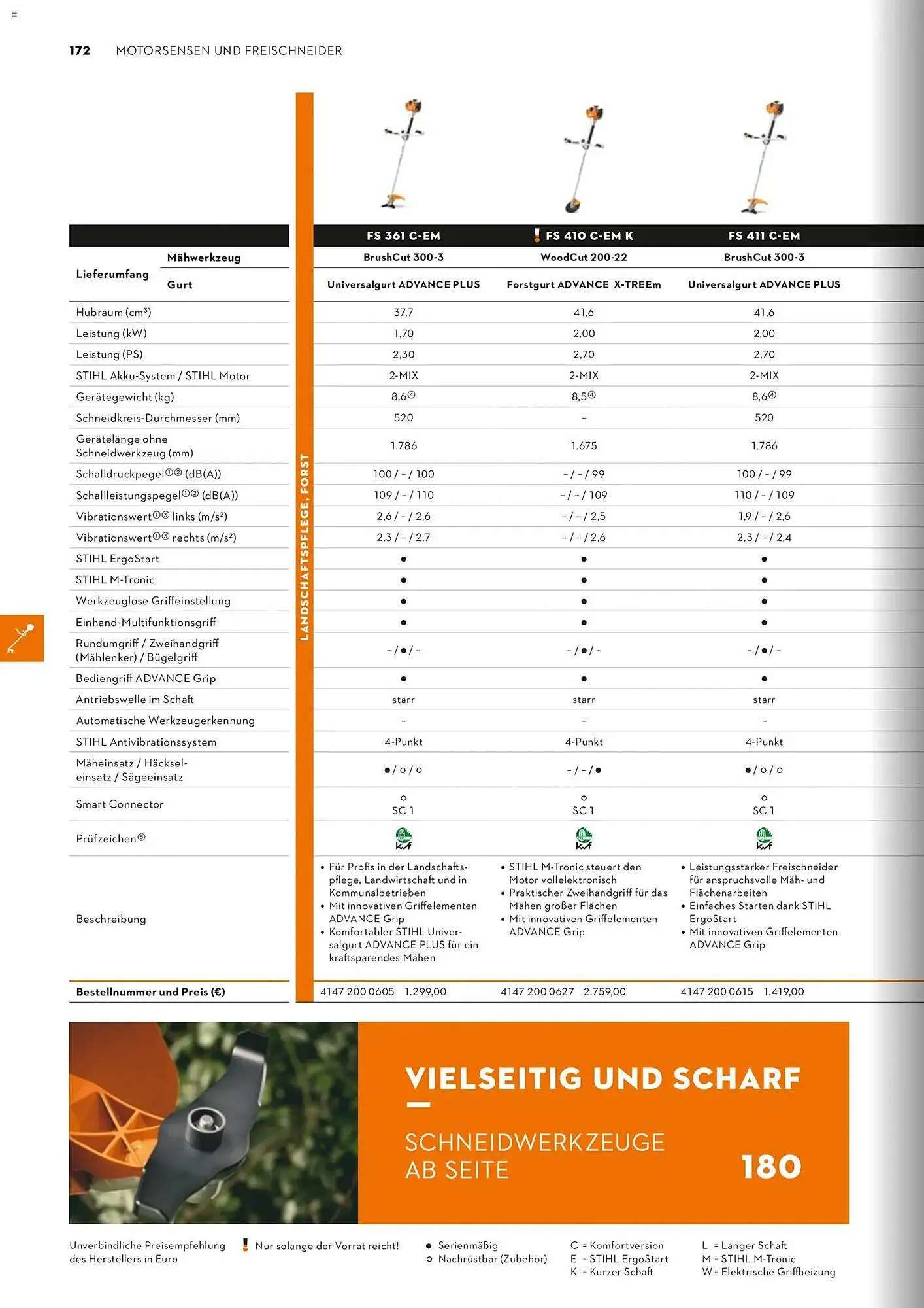 STIHL Prospekt von 1. Januar bis 31. Dezember 2026 - Prospekt seite 172