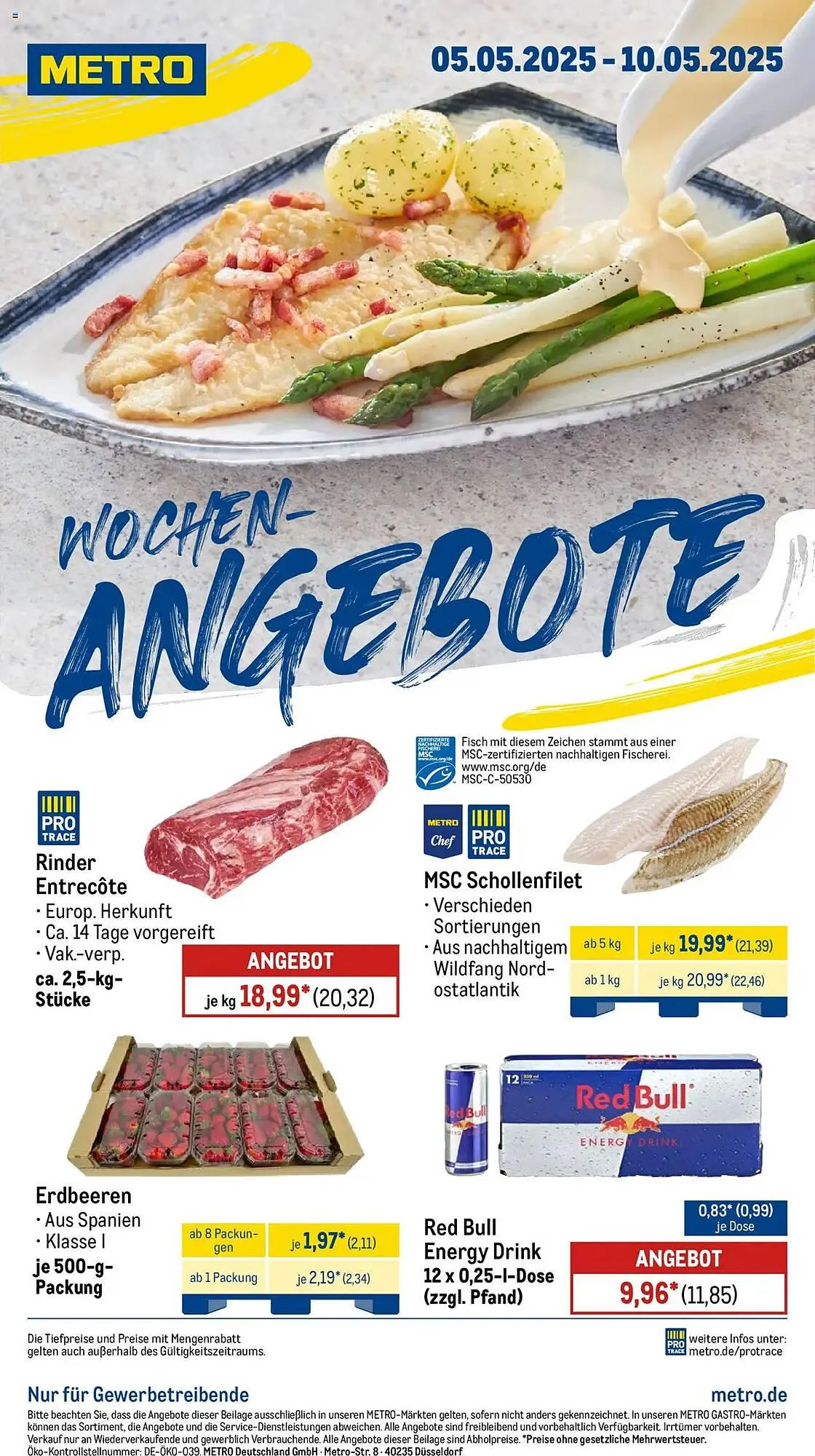 METRO Prospekt von 5. Mai bis 10. Mai 2025 - Prospekt seite 1