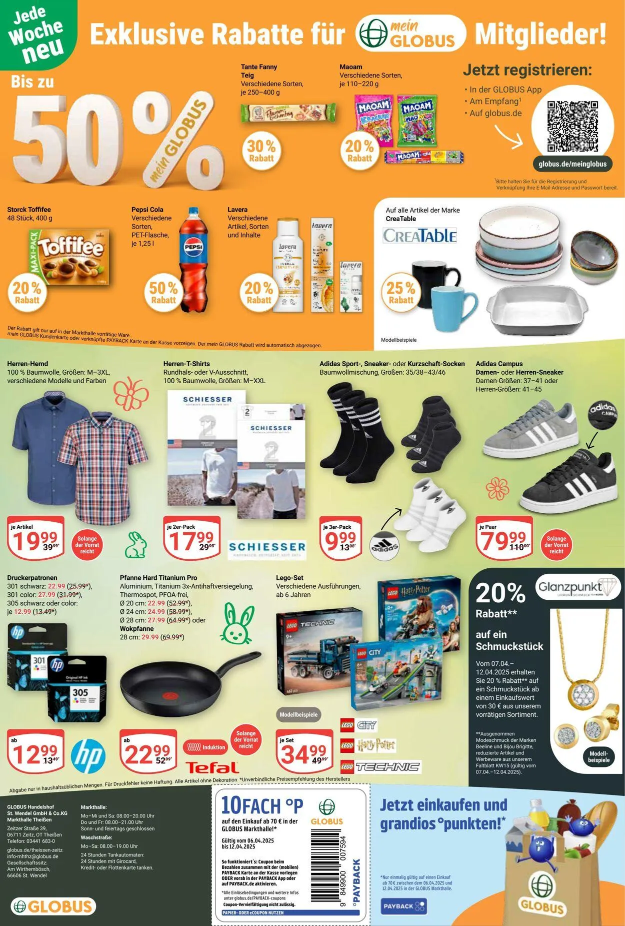 Globus - Theissen-Zeitz Aktueller Prospekt von 7. April bis 12. April 2025 - Prospekt seite 27