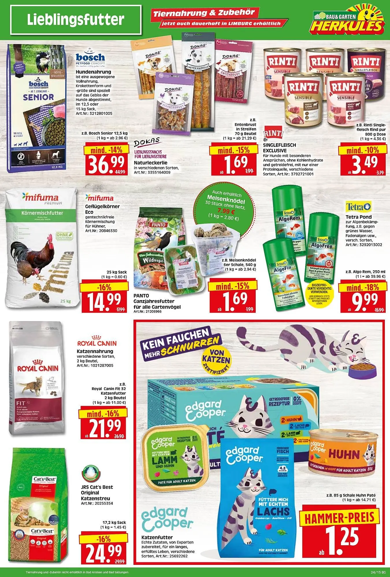 Herkules Baumarkt Prospekt von 9. Juni bis 14. Juni 2025 - Prospekt seite 15