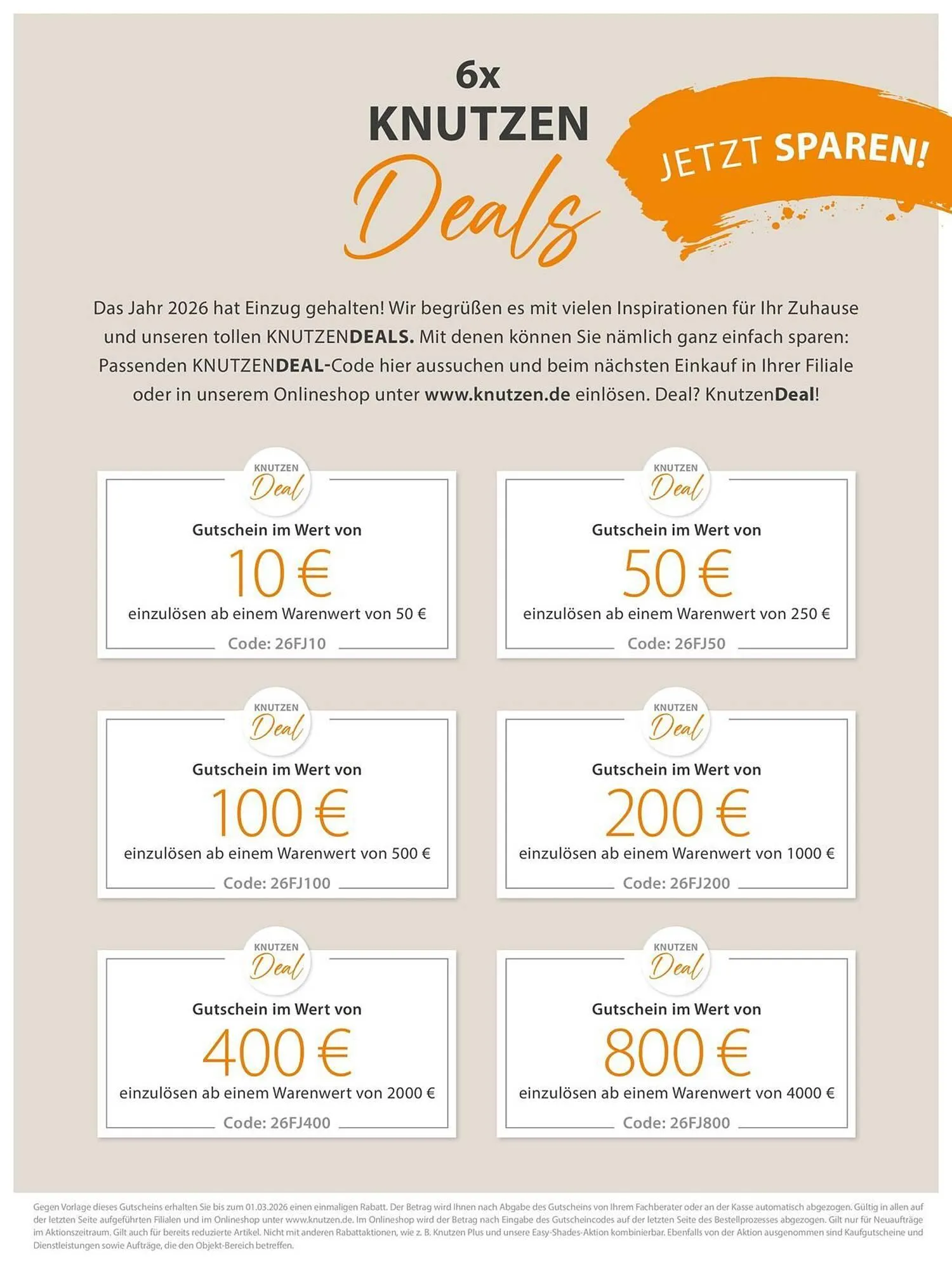 Knutzen Wohnen Prospekt von 11. Februar bis 1. März 2026 - Prospekt seite 3